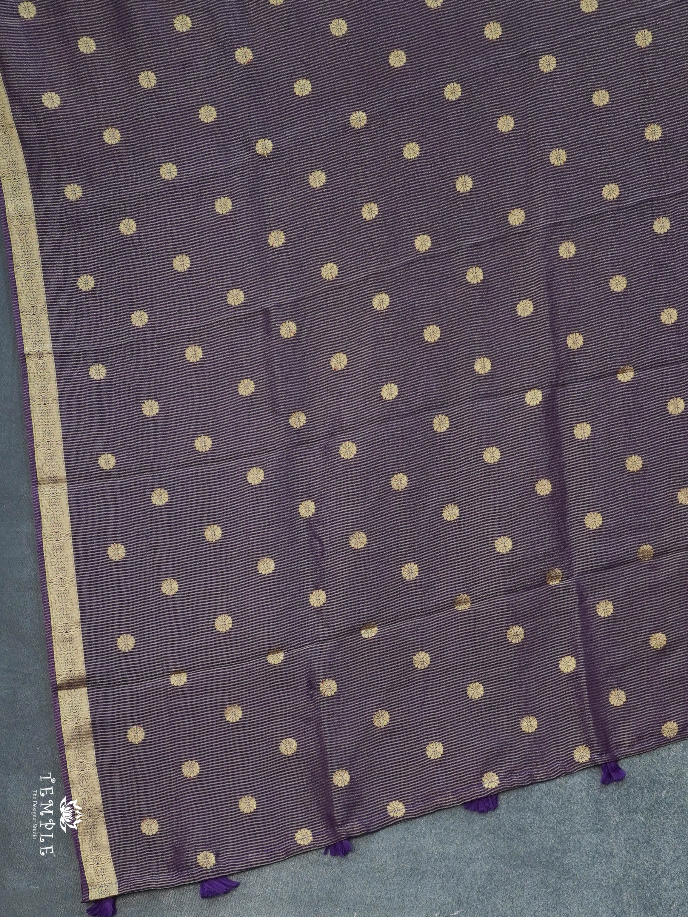 Khadi Silk Saree With Vaira Oosi Pattern | TTDS3005