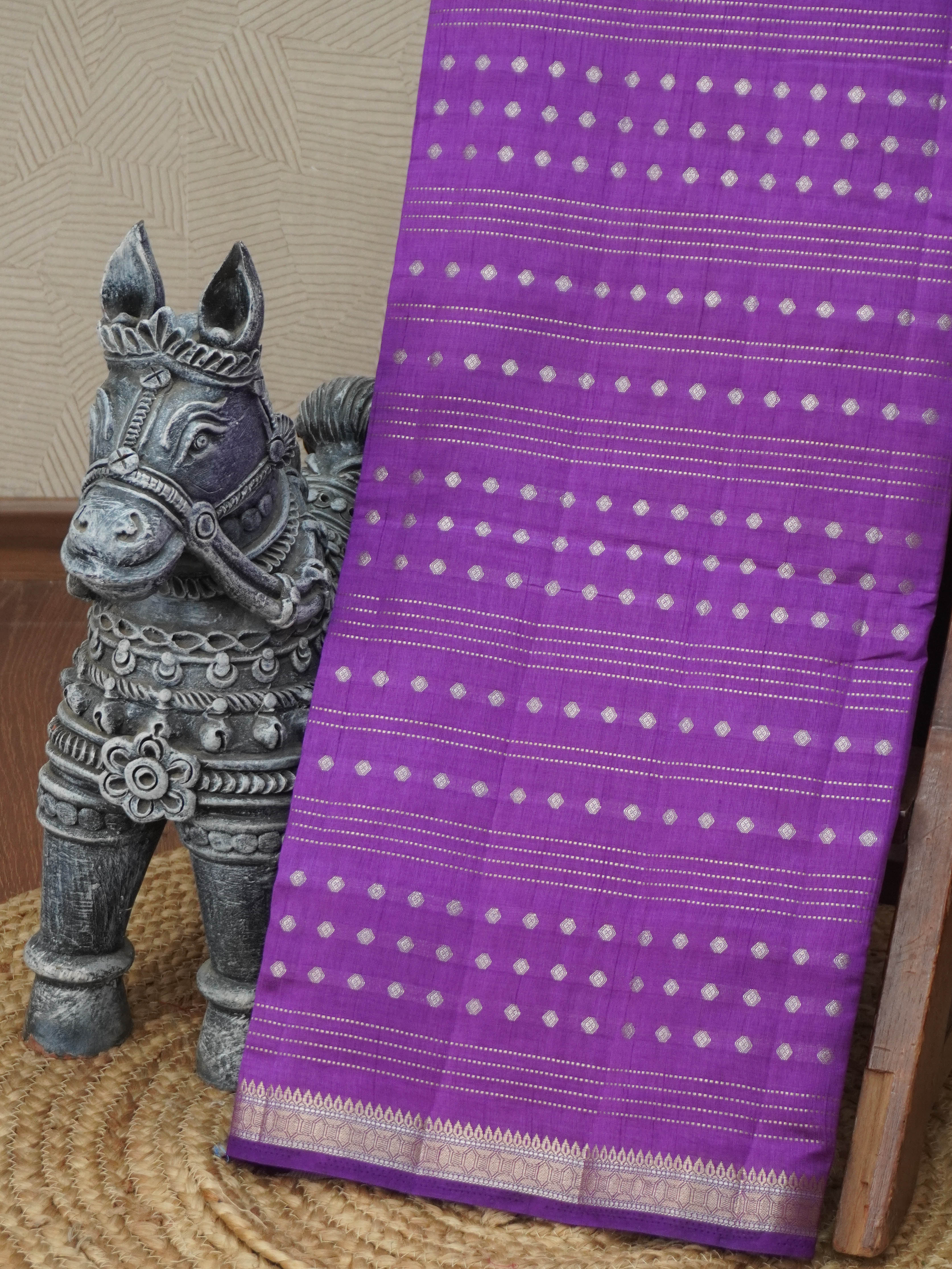 Semi Tussar Silk Saree | TTDS3478