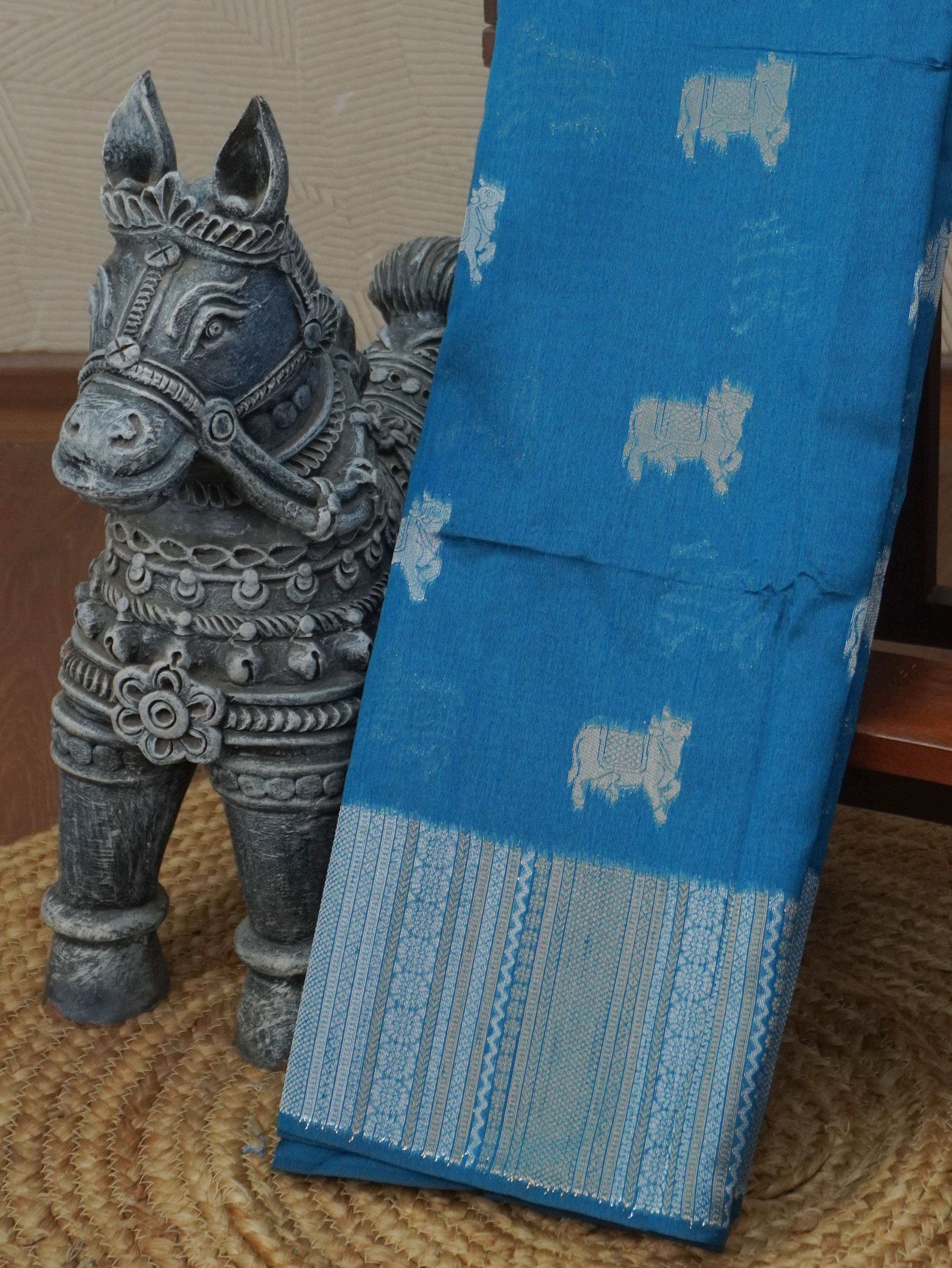Raw Silk Saree | TTDS3453