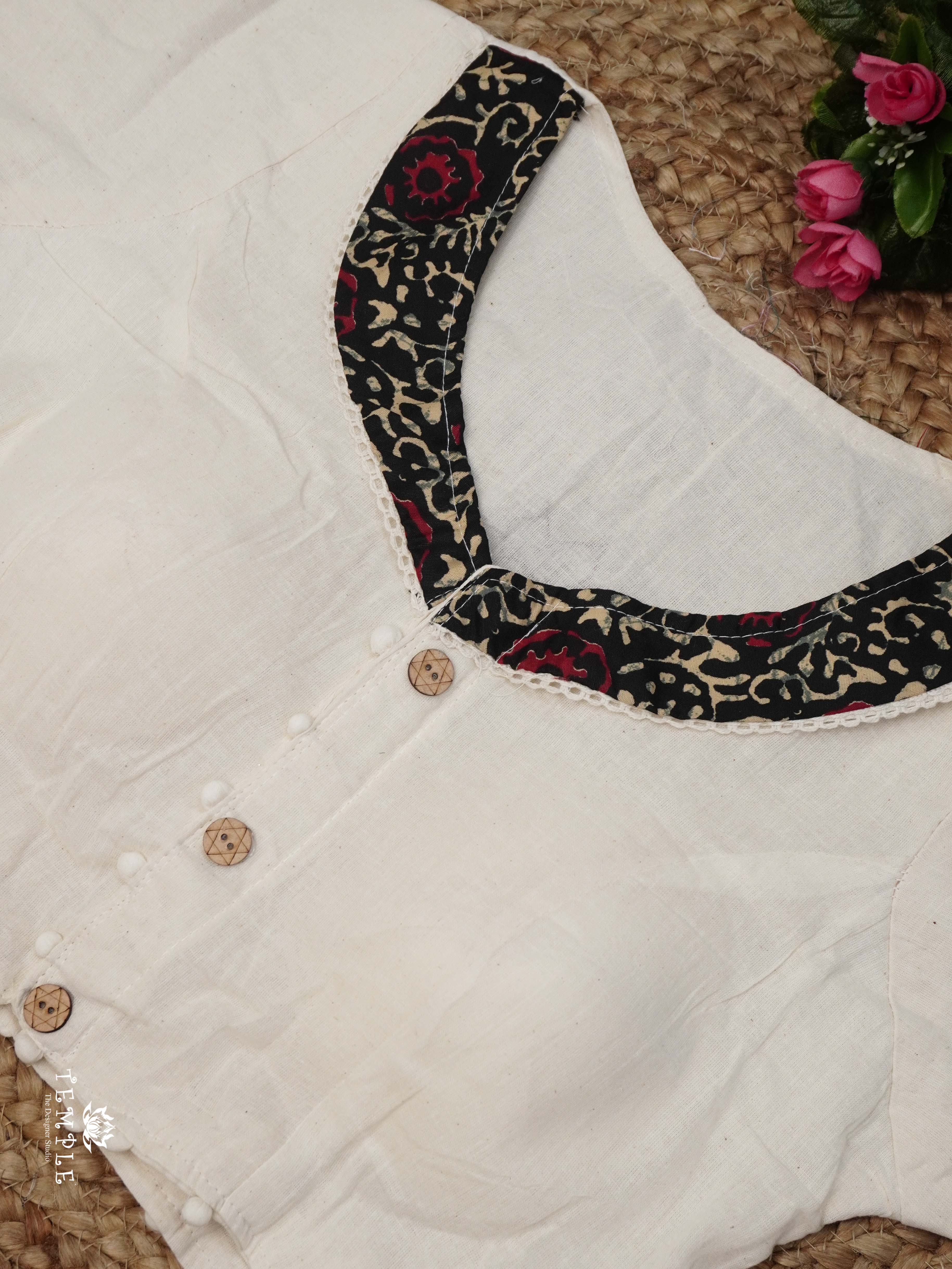 Applique Work Kadhi Readymade Blouse | TTDS2532...