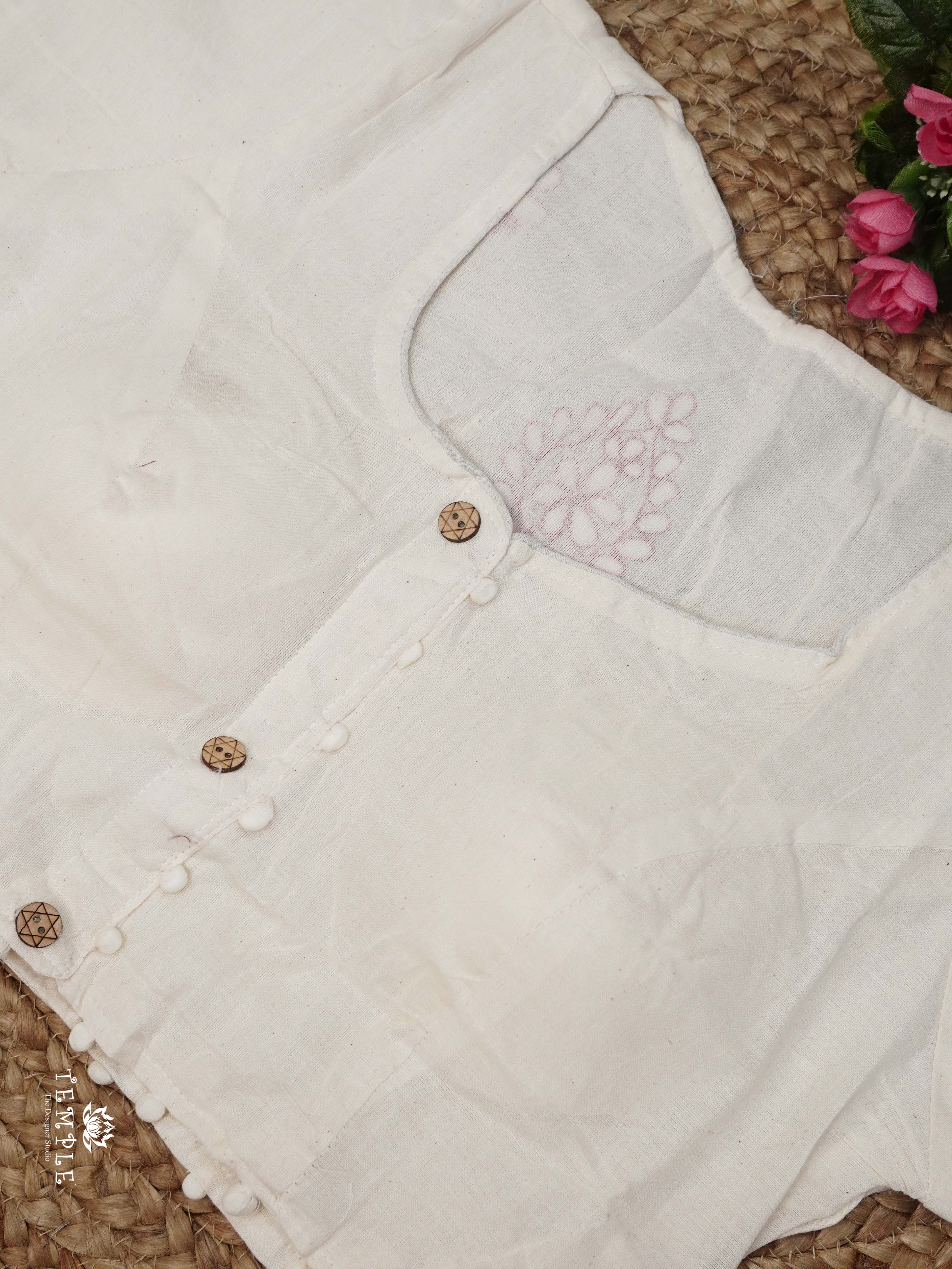 Applique Work Kadhi Readymade Blouse | TTDS2532