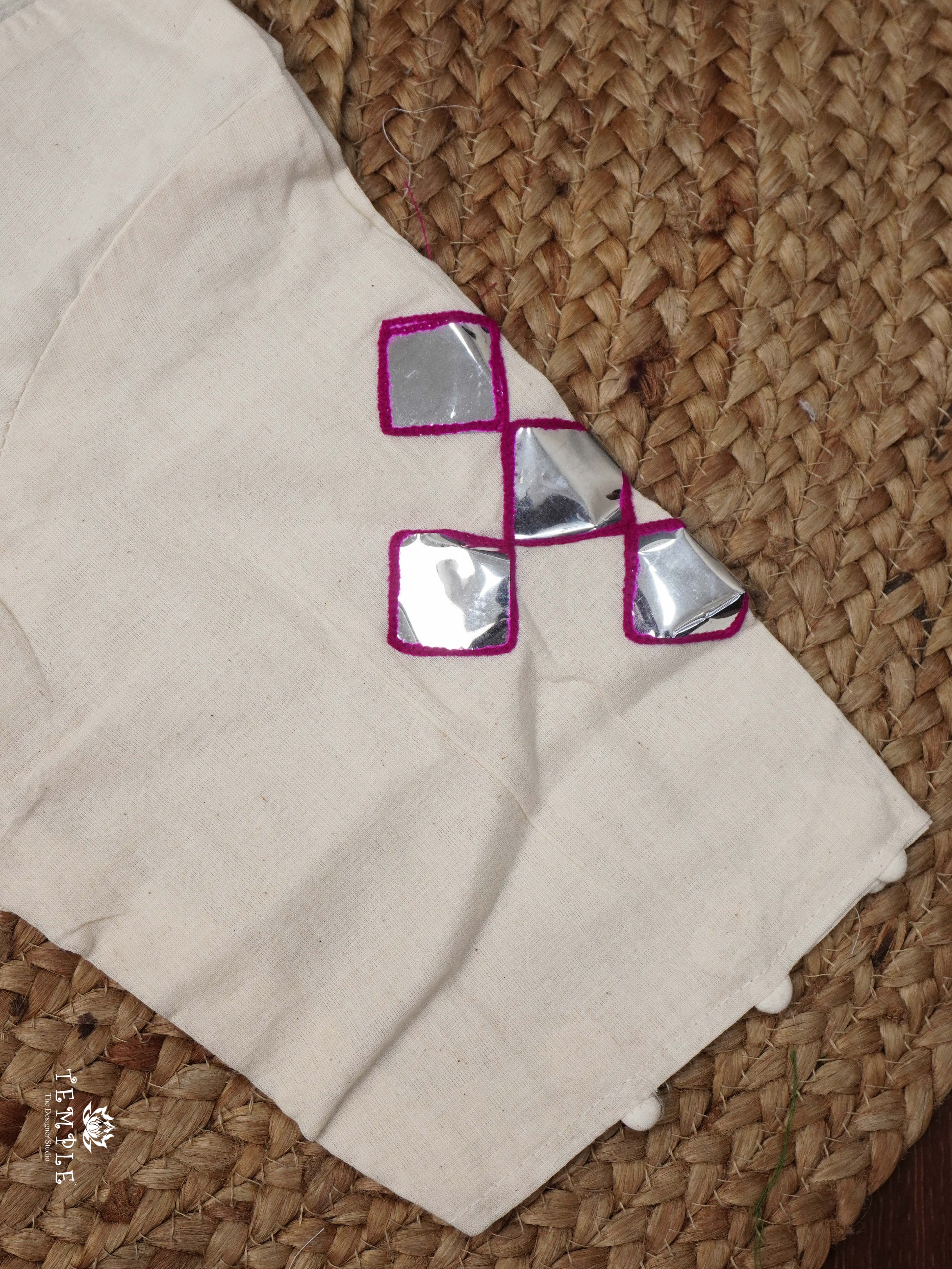 Applique Work Kadhi Readymade Blouse | TTDS2532