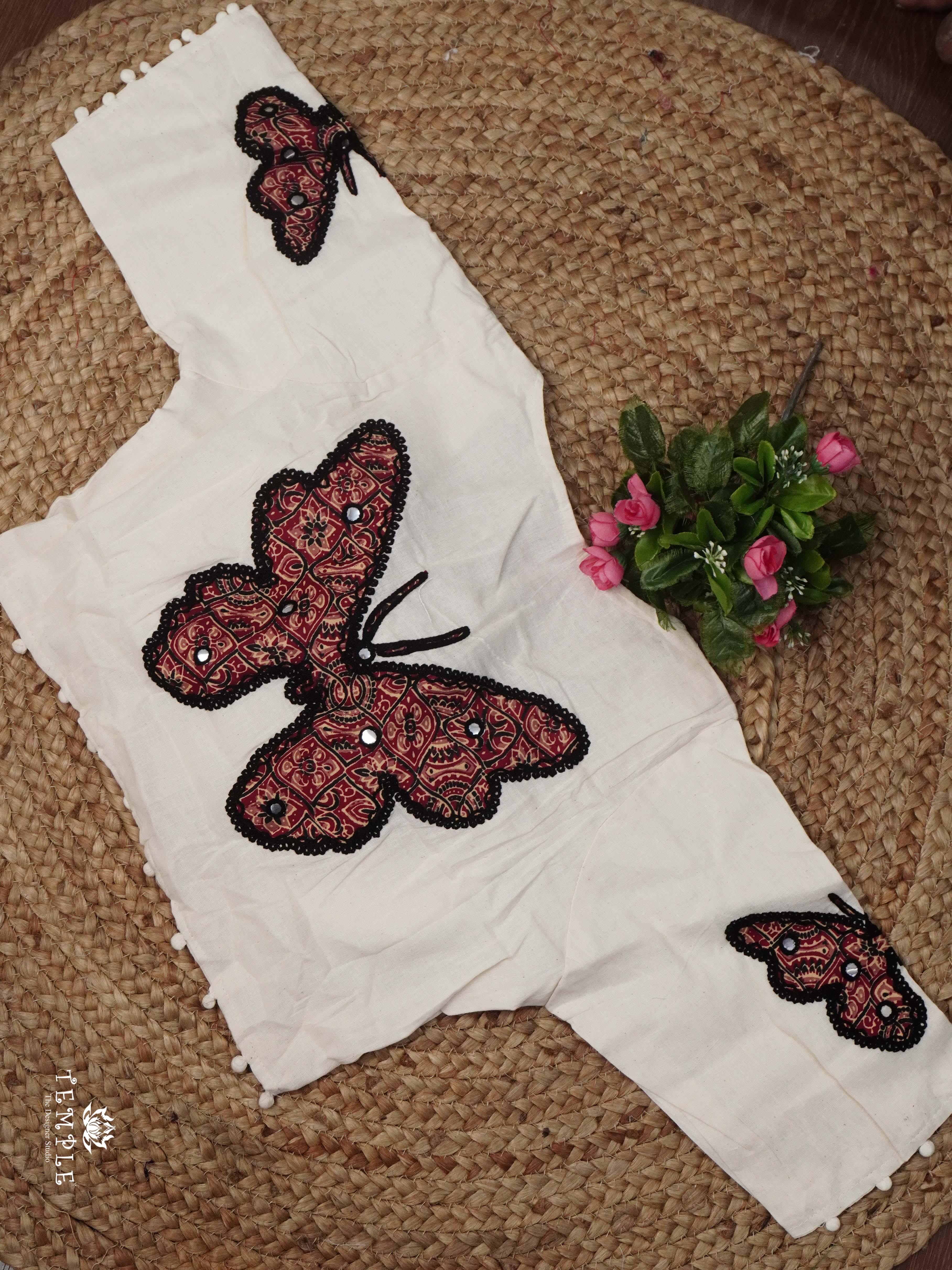 Applique Work Kadhi Readymade Blouse | TTDS2532