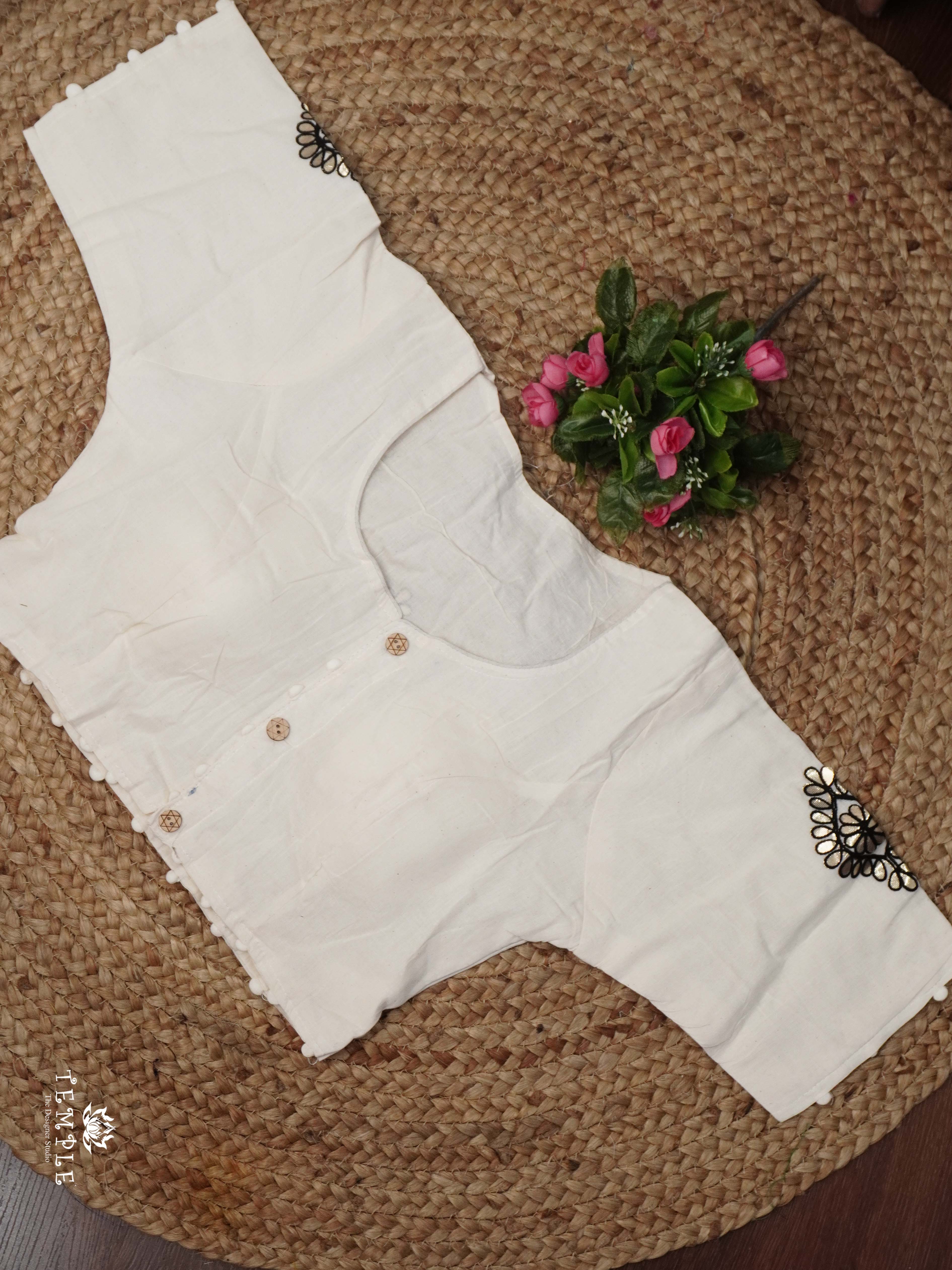 Applique Work Kadhi Readymade Blouse | TTDS2532