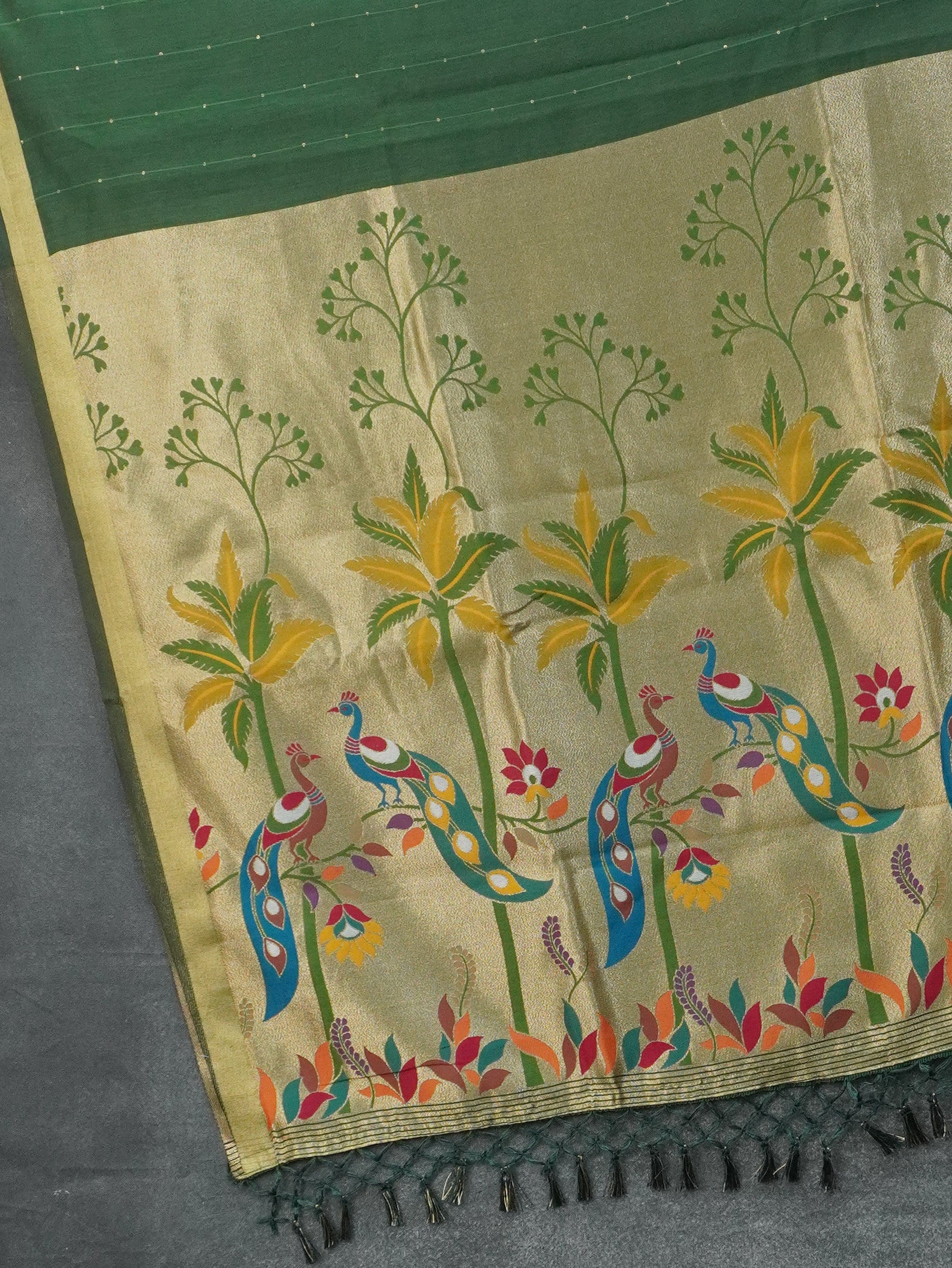 Linen Silk Saree | TTDS3469