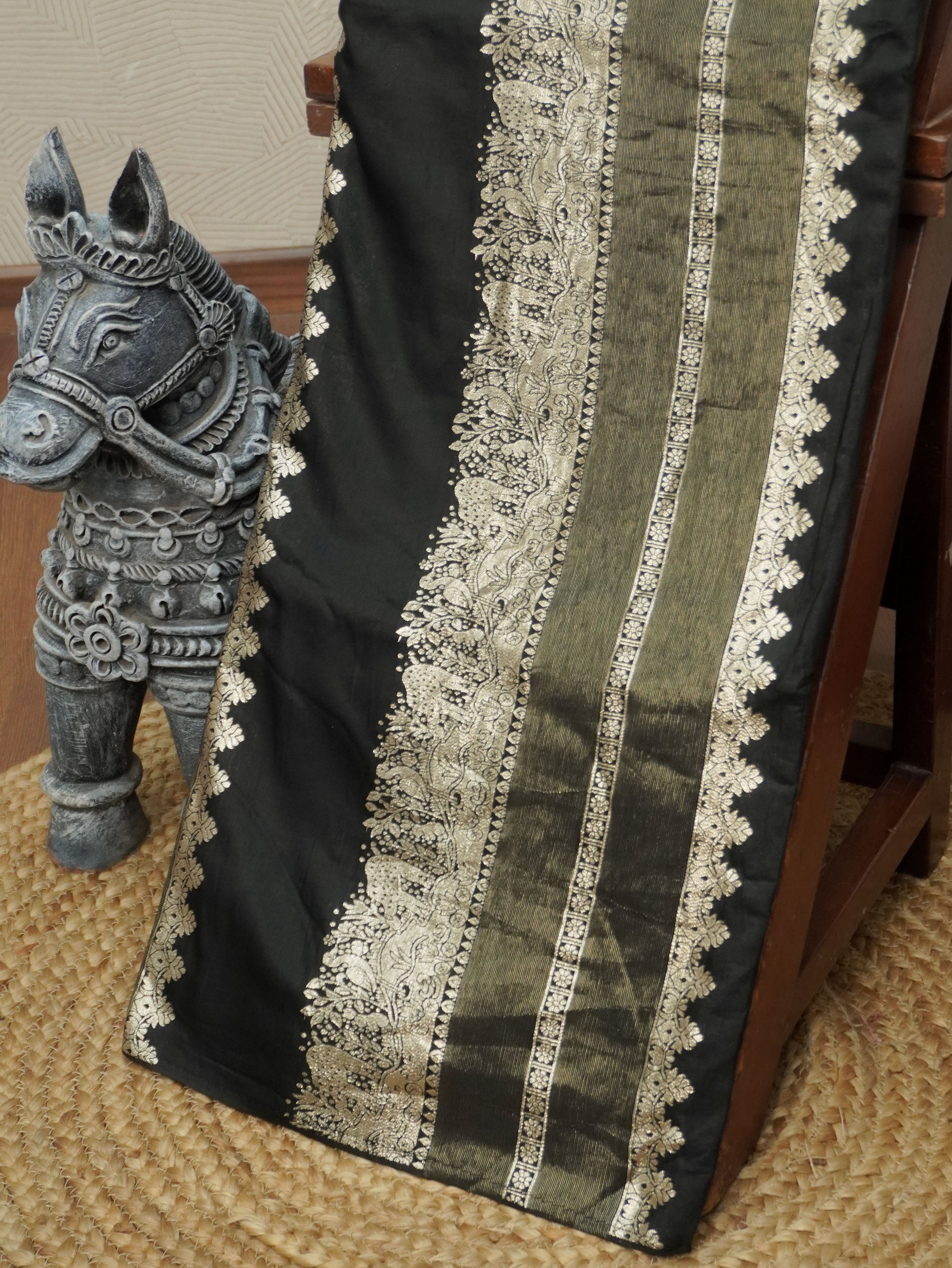 Viscose georgette Saree | TTDS3452