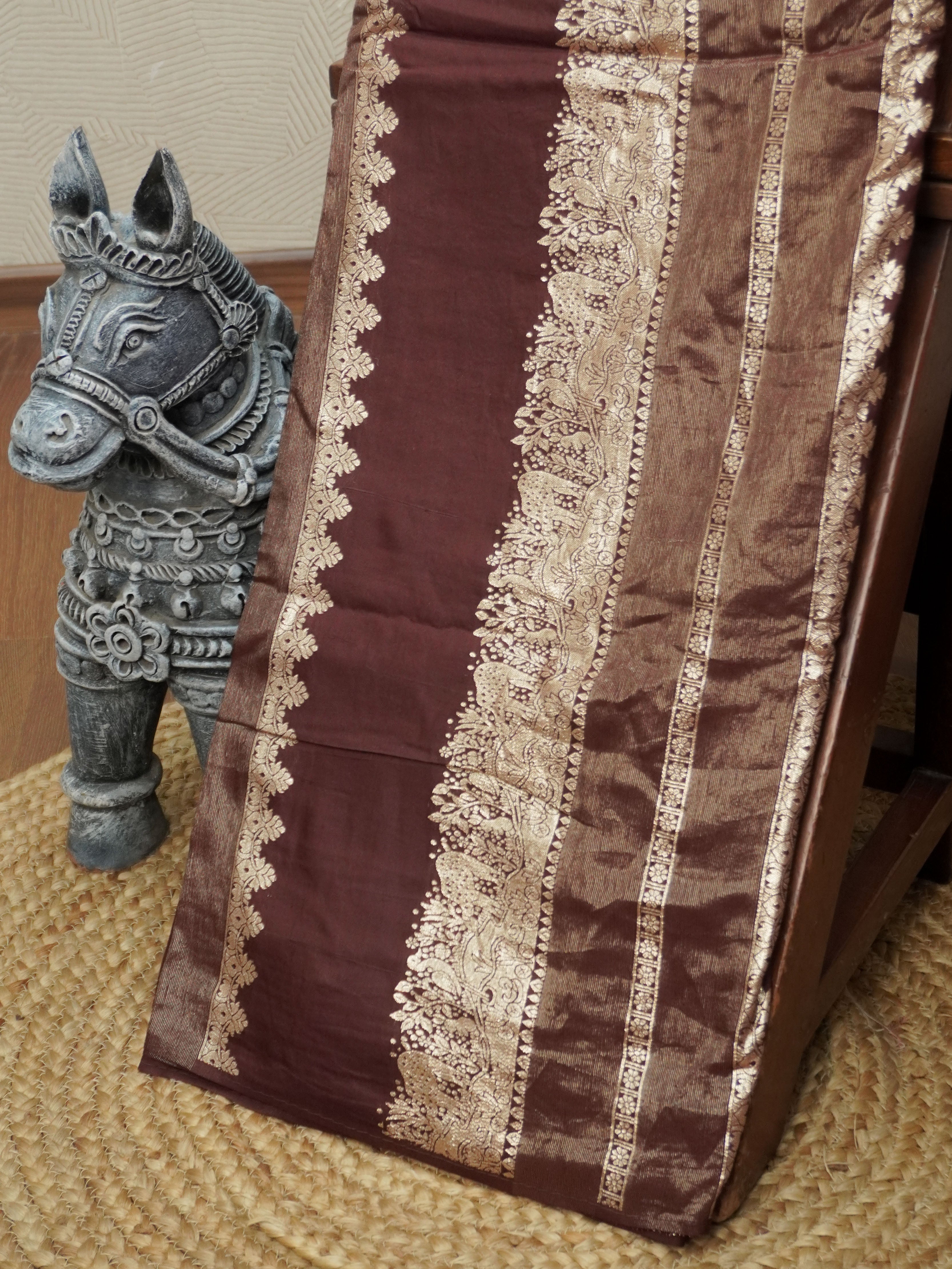 Viscose georgette Saree | TTDS3452