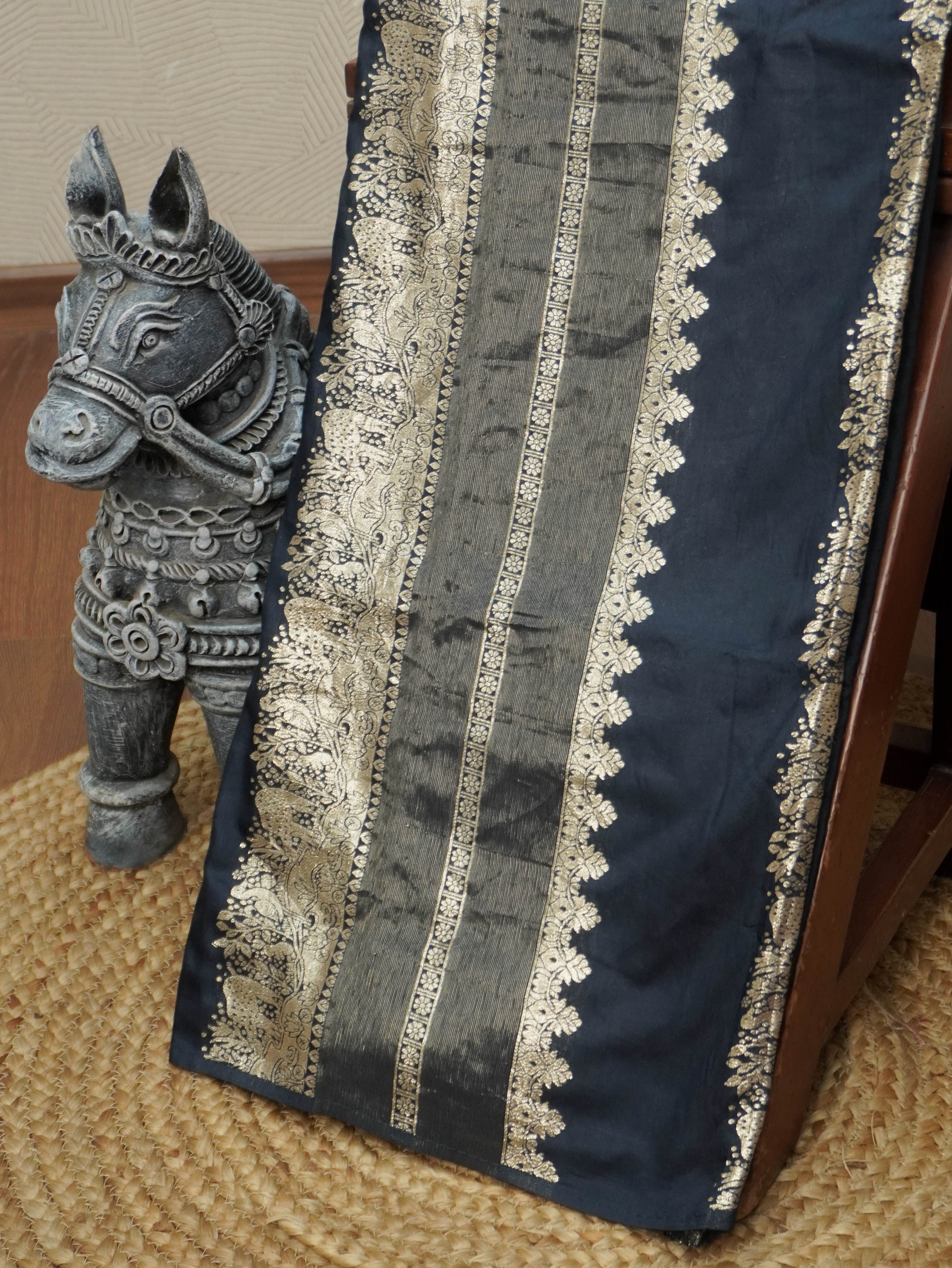 Viscose georgette Saree | TTDS3452