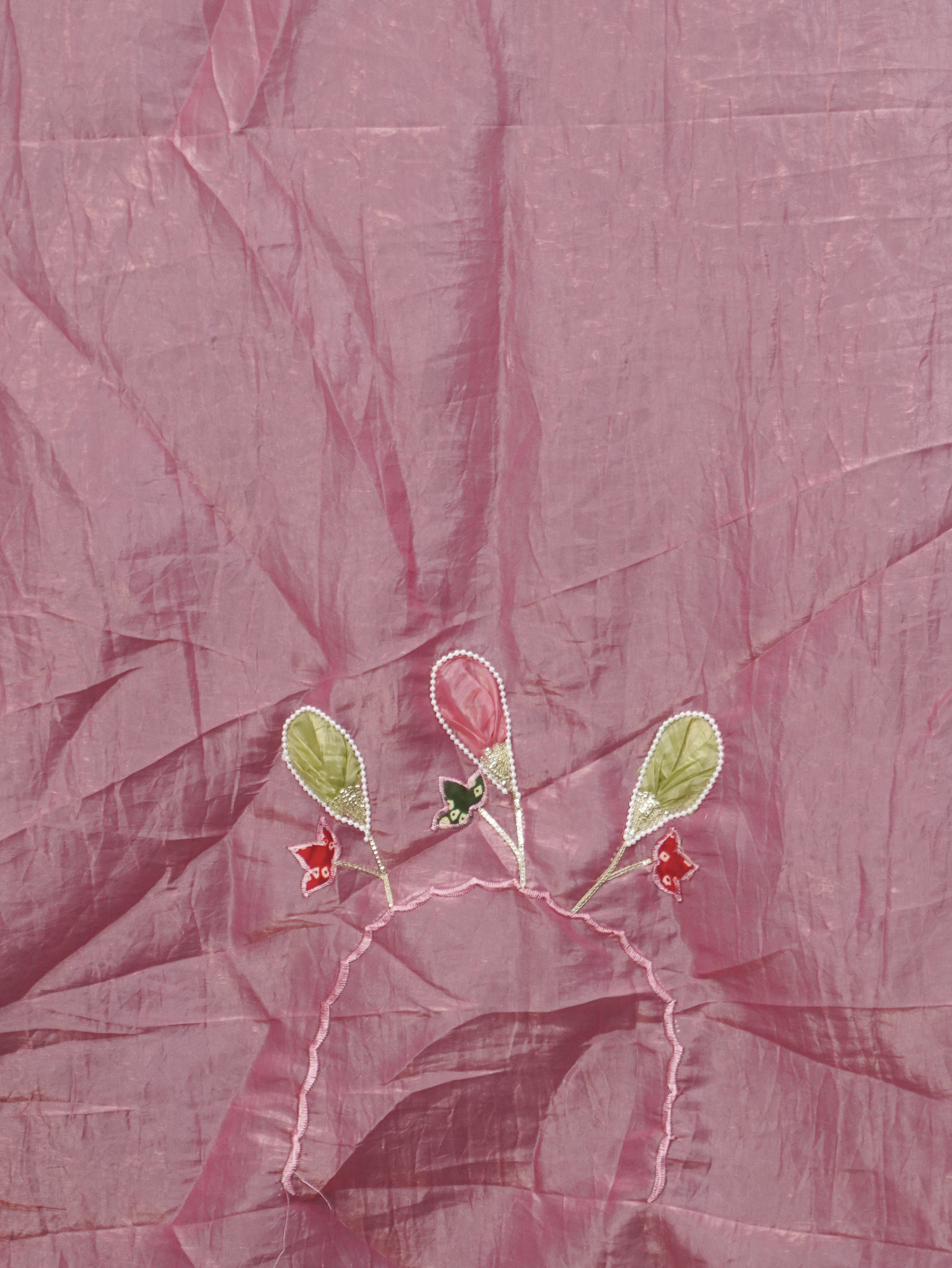 Crushed Tissue Saree | TTDS3461