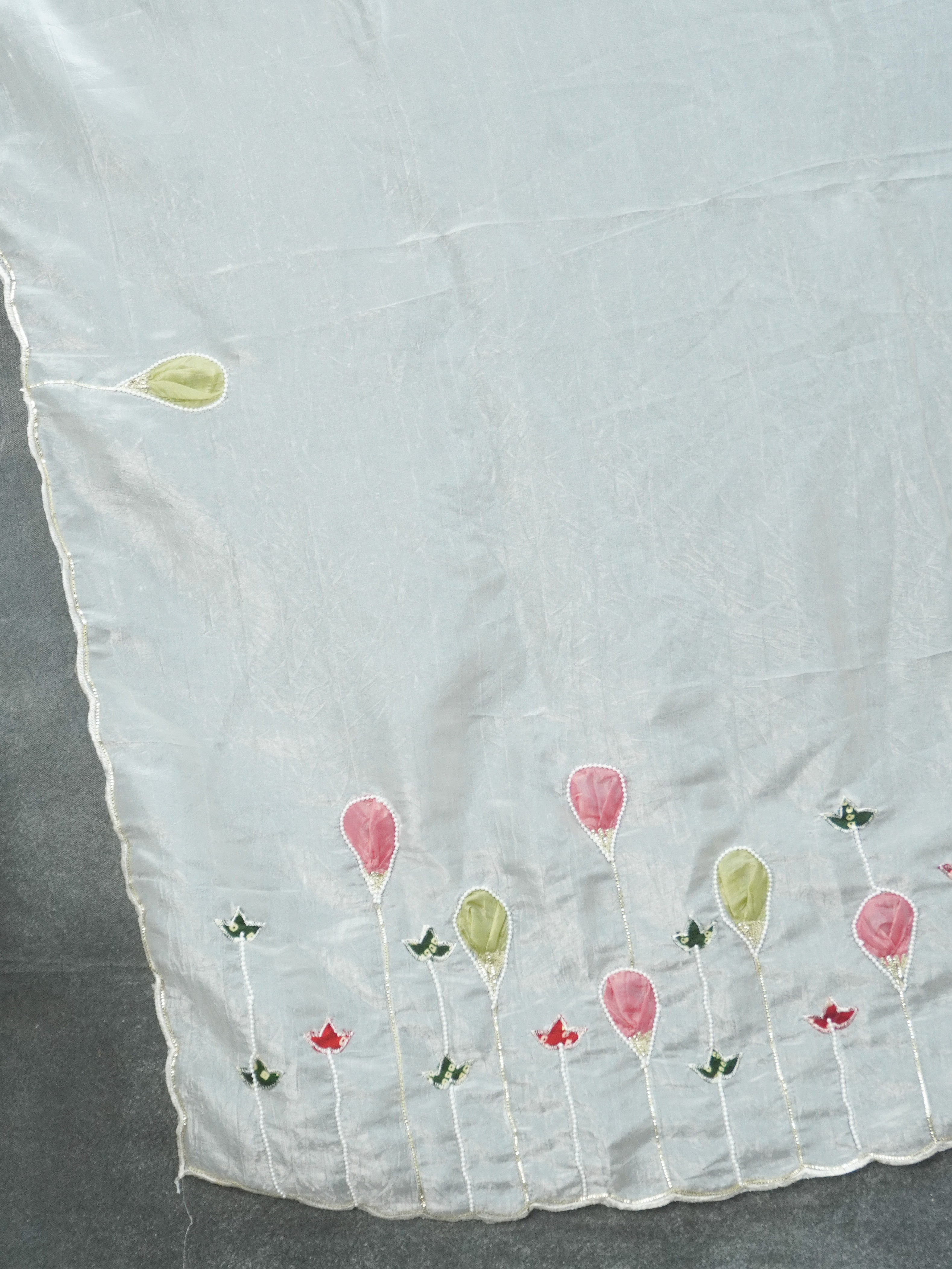 Crushed Tissue Saree | TTDS3461