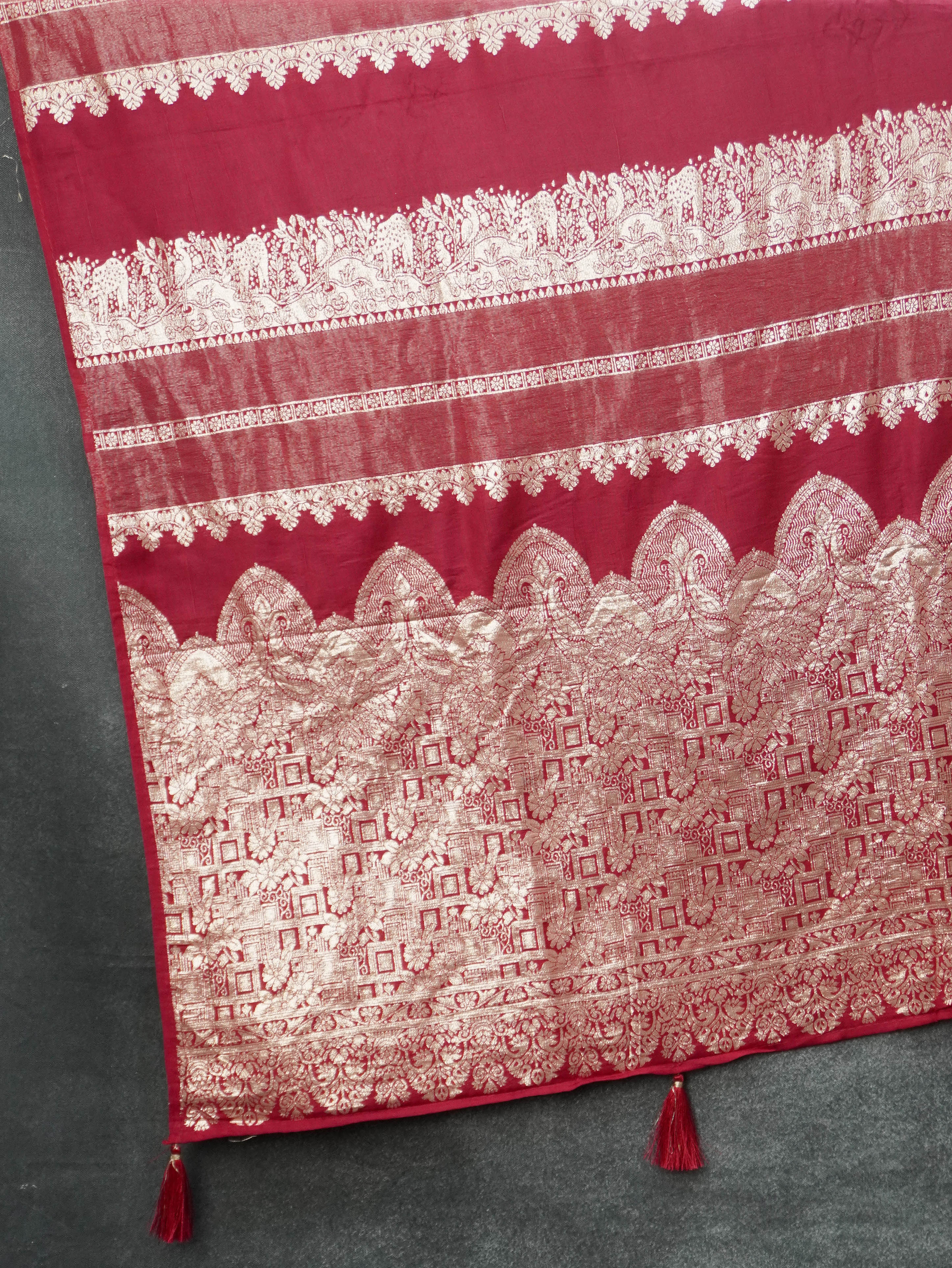 Viscose georgette Saree | TTDS3452