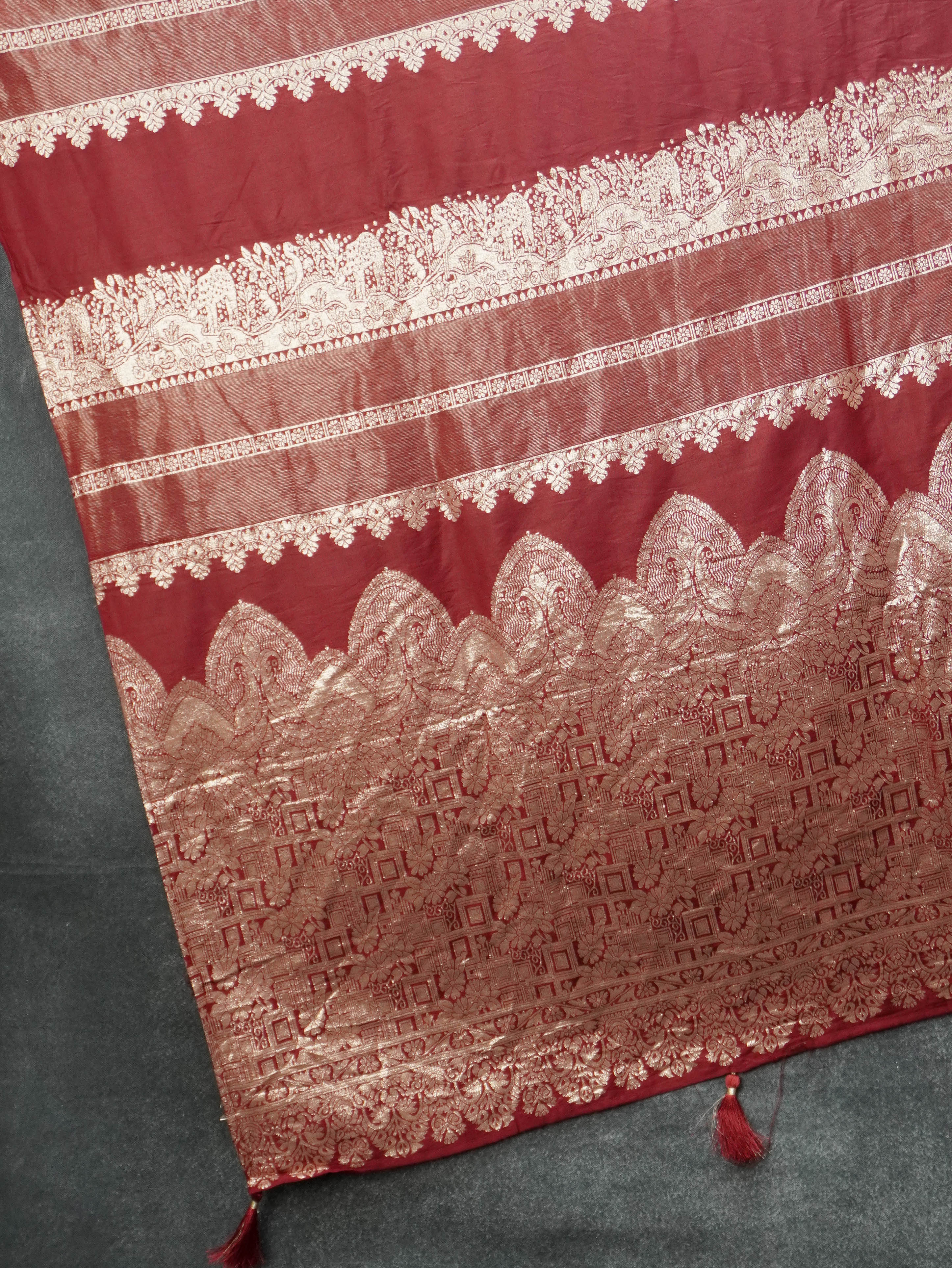Viscose georgette Saree | TTDS3452