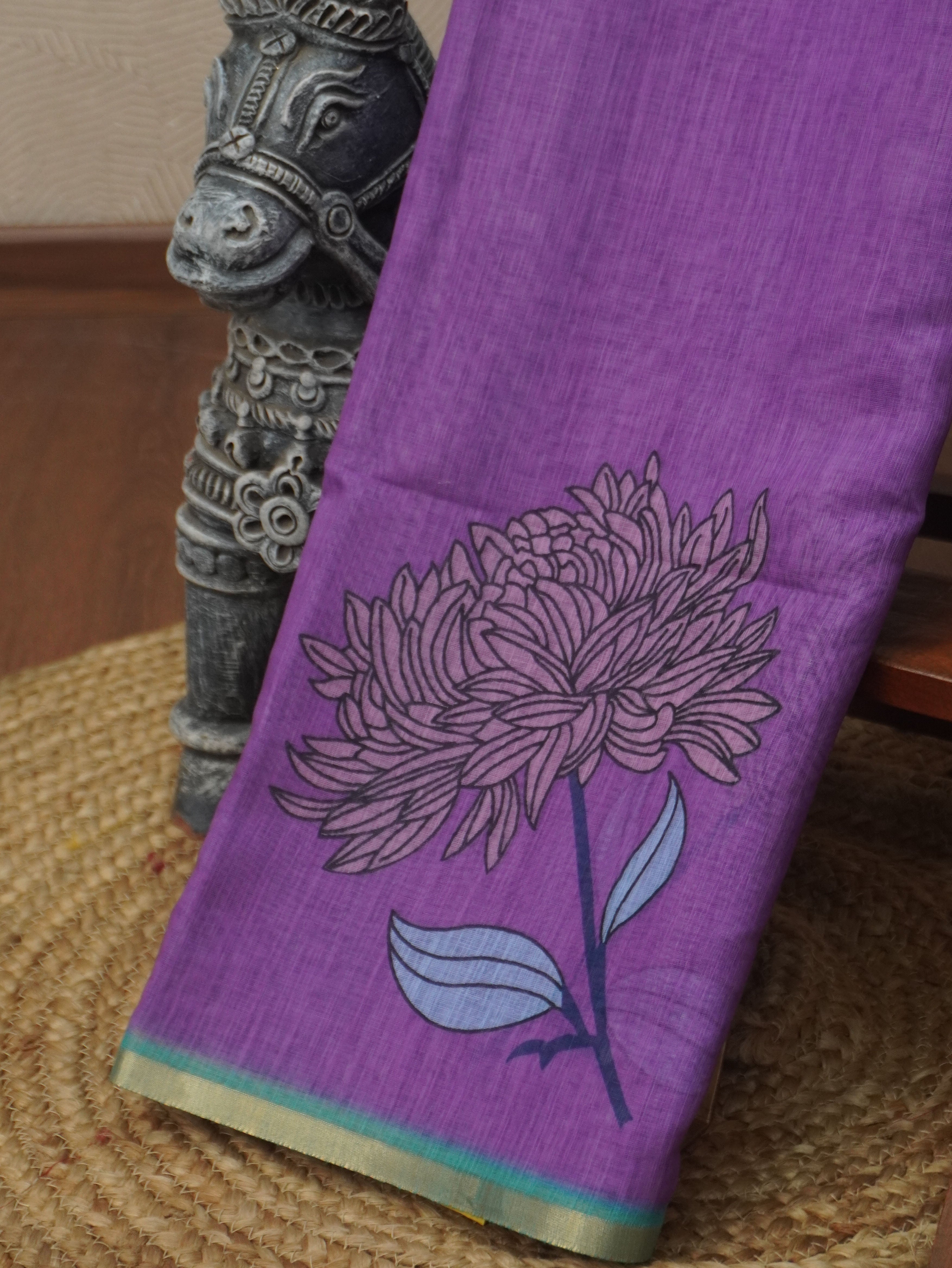 Chanderi Cotton Saree | TTDS3456