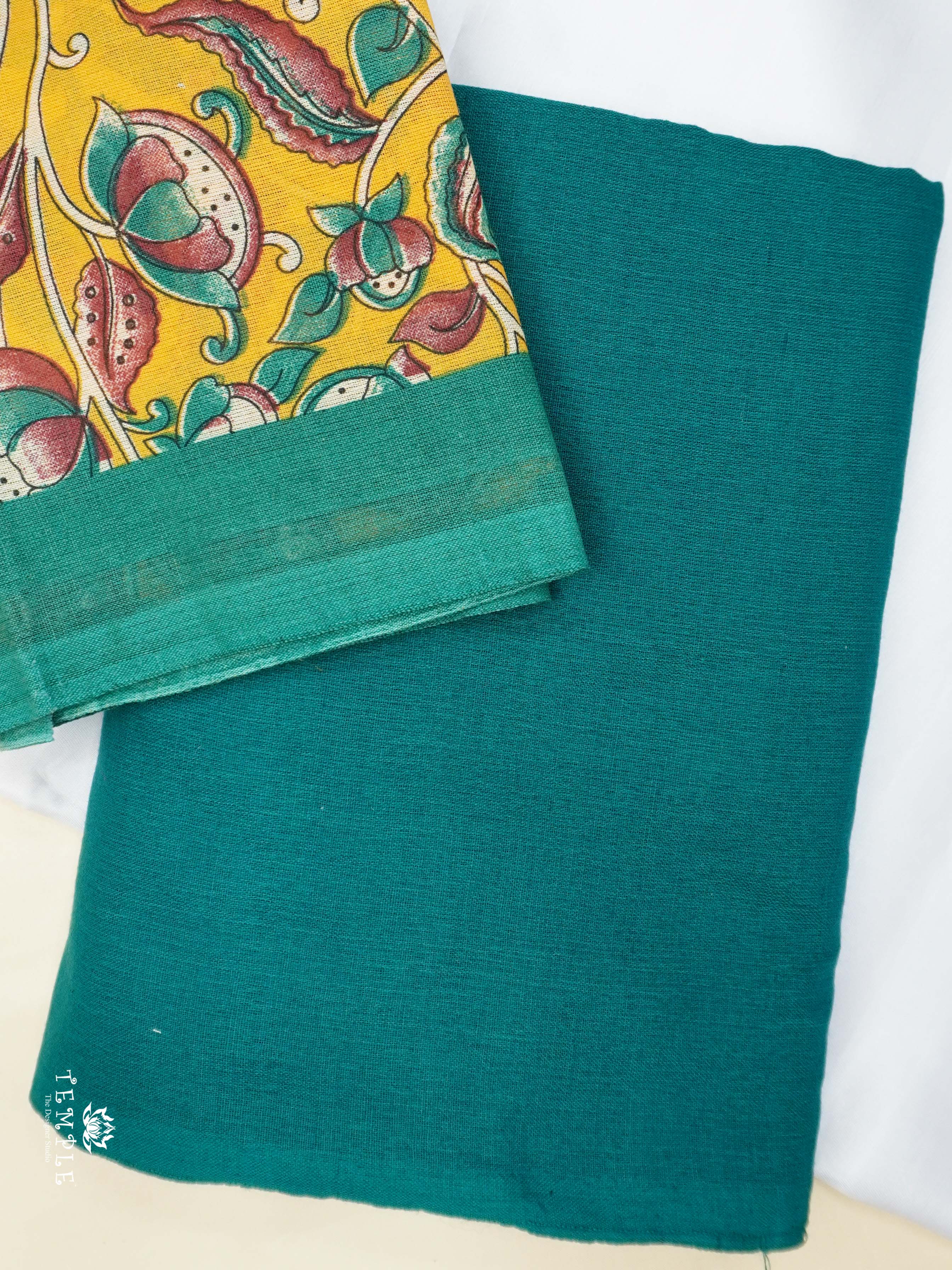 Mul Cotton Saree with printed Blouse | TTDS2255