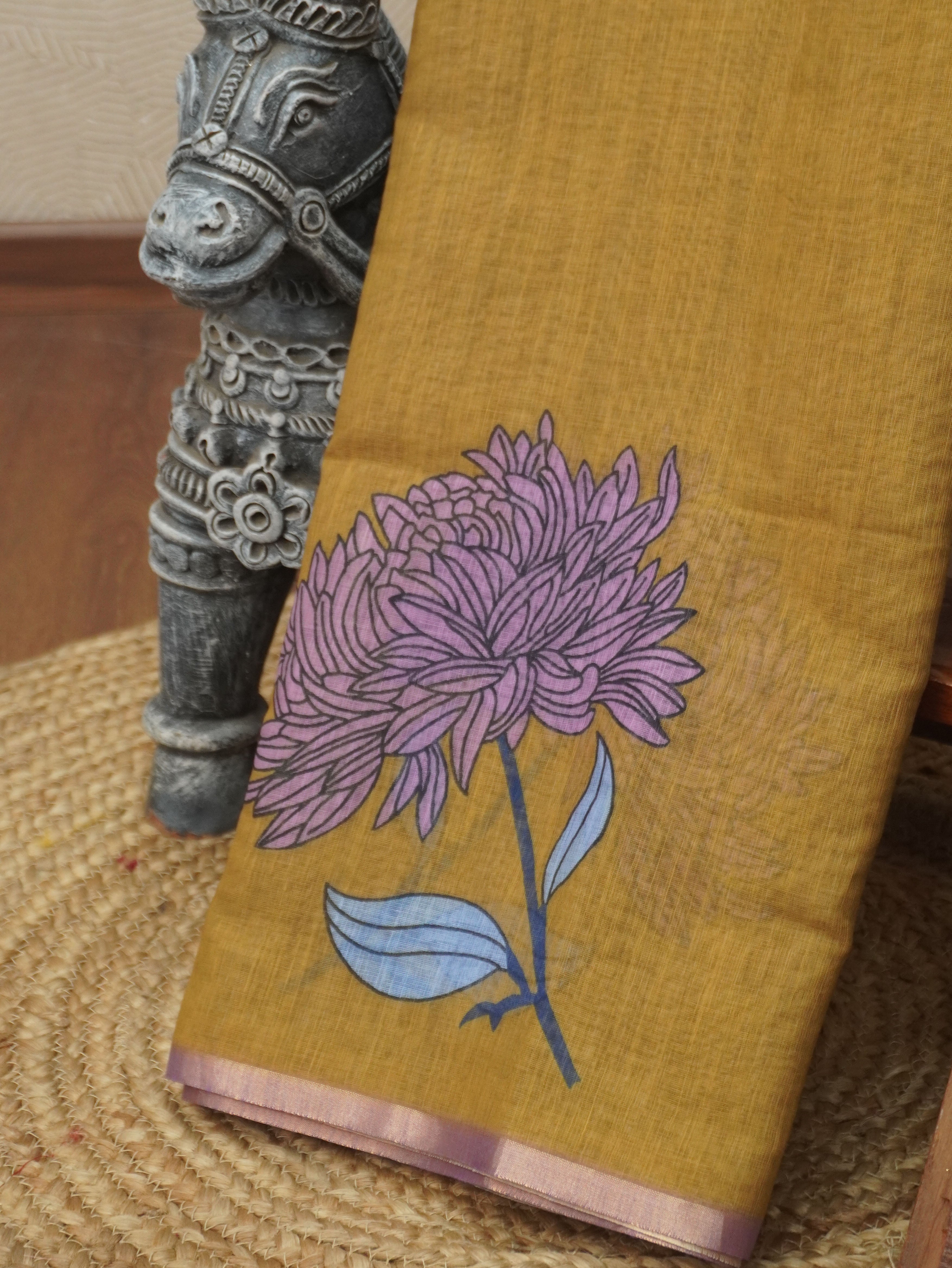 Chanderi Cotton Saree | TTDS3456