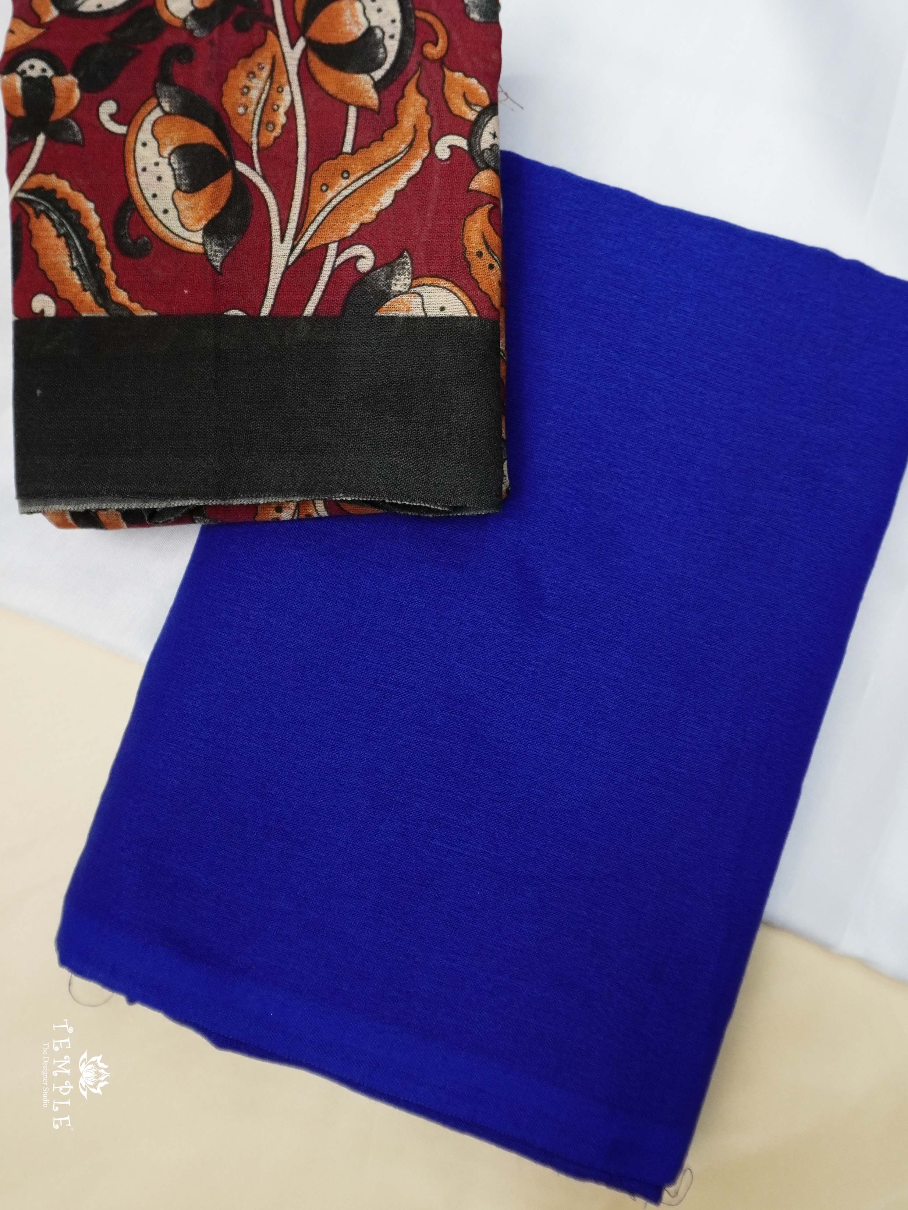 Mul Cotton Saree with printed Blouse | TTDS2255