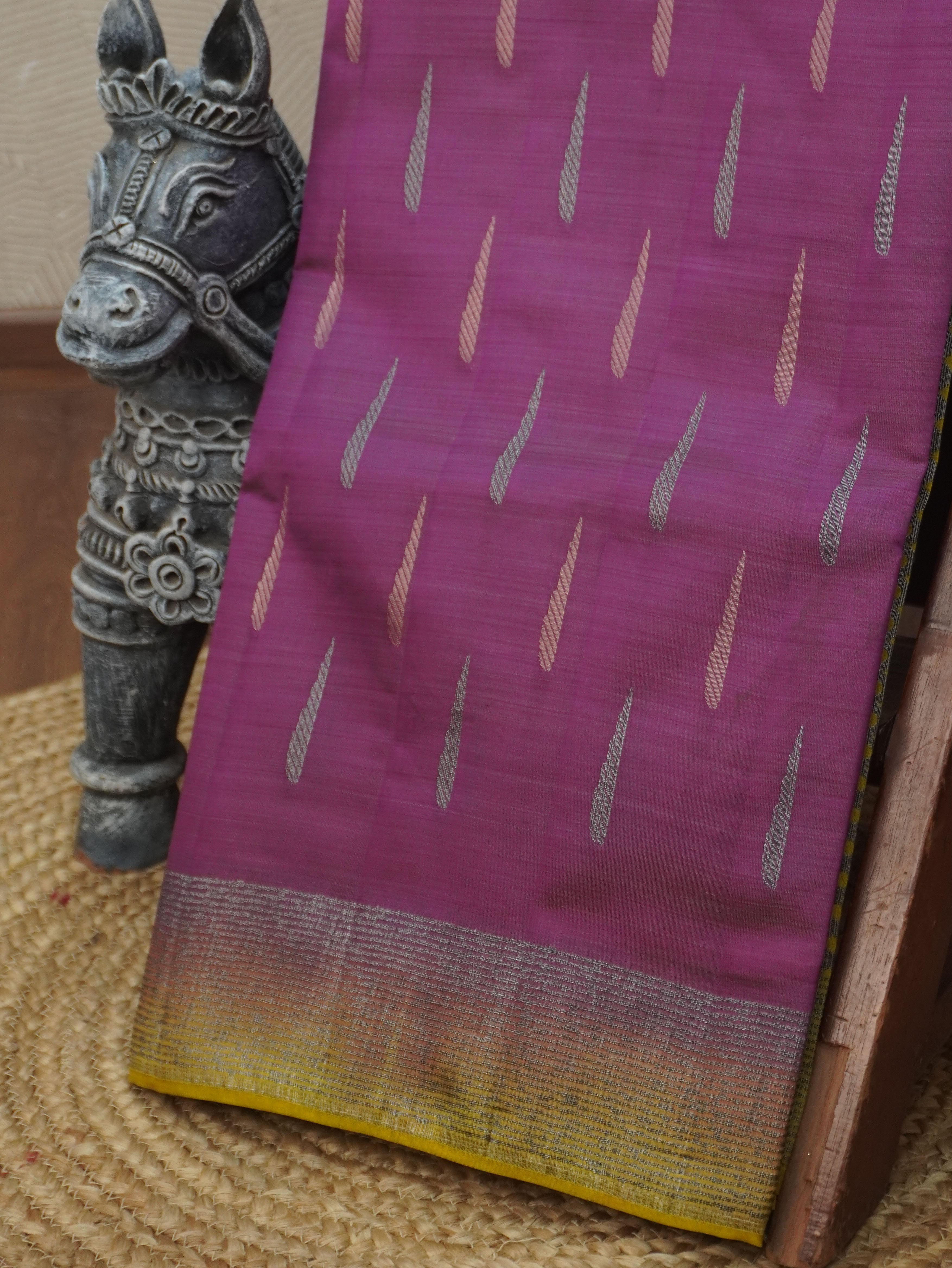 Semi Tussar Silk Saree | TTDS3391