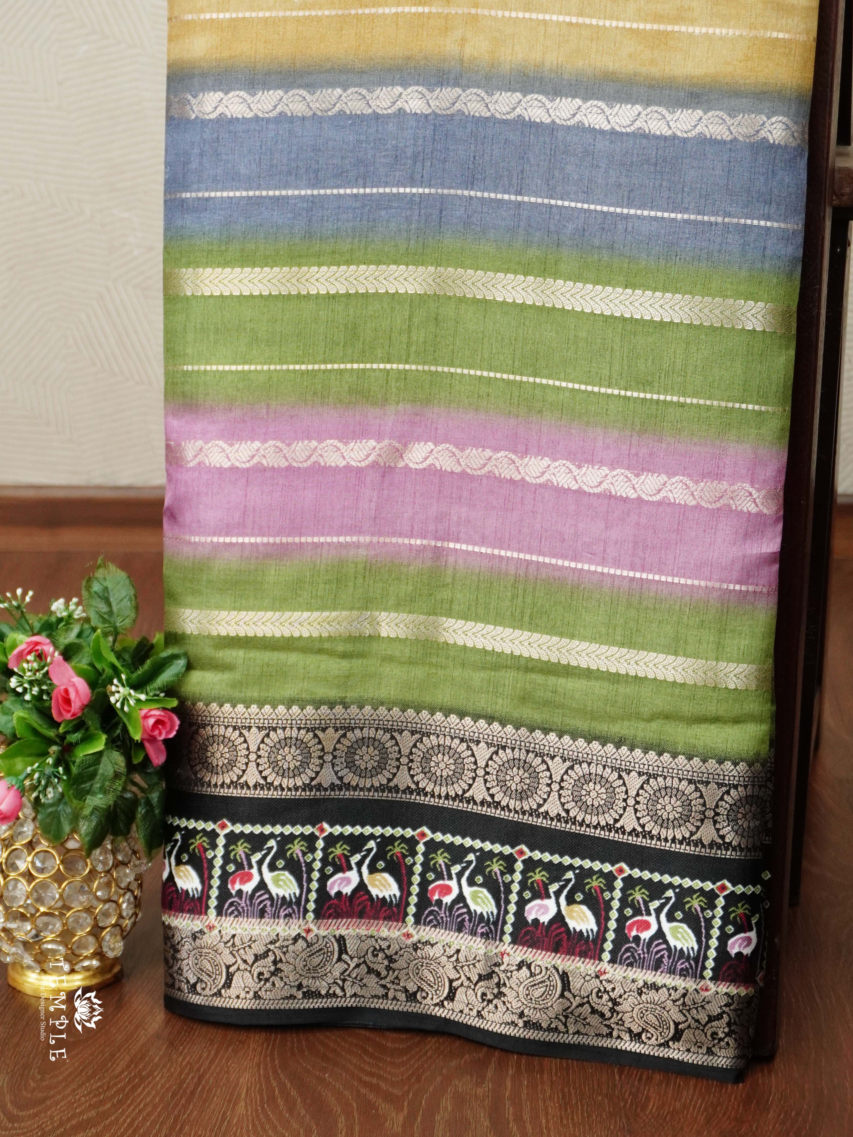 Multi Colour Fancy Saree | TTDS2553