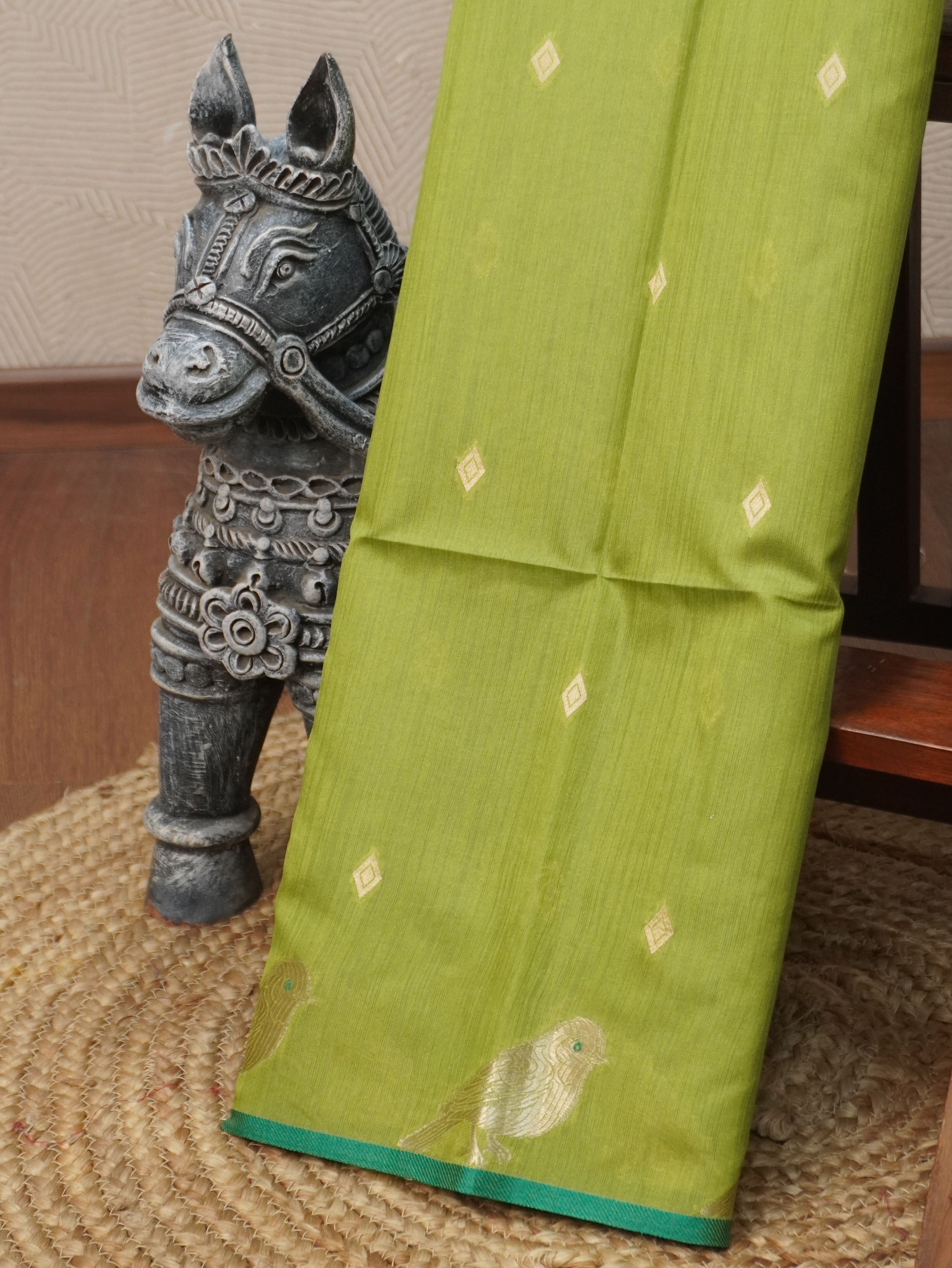 Raw Silk Saree | TTDS3460