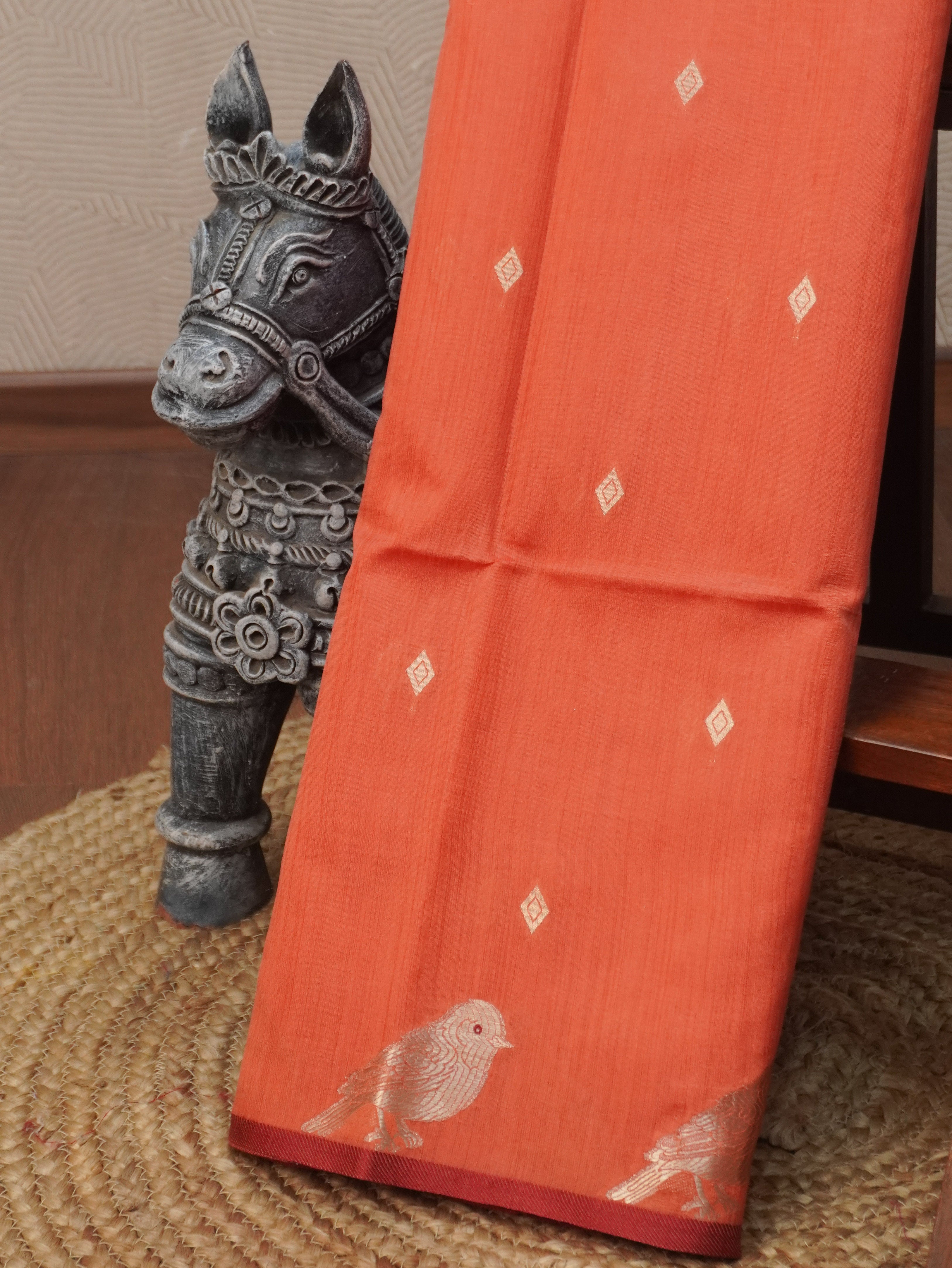 Raw Silk Saree | TTDS3460