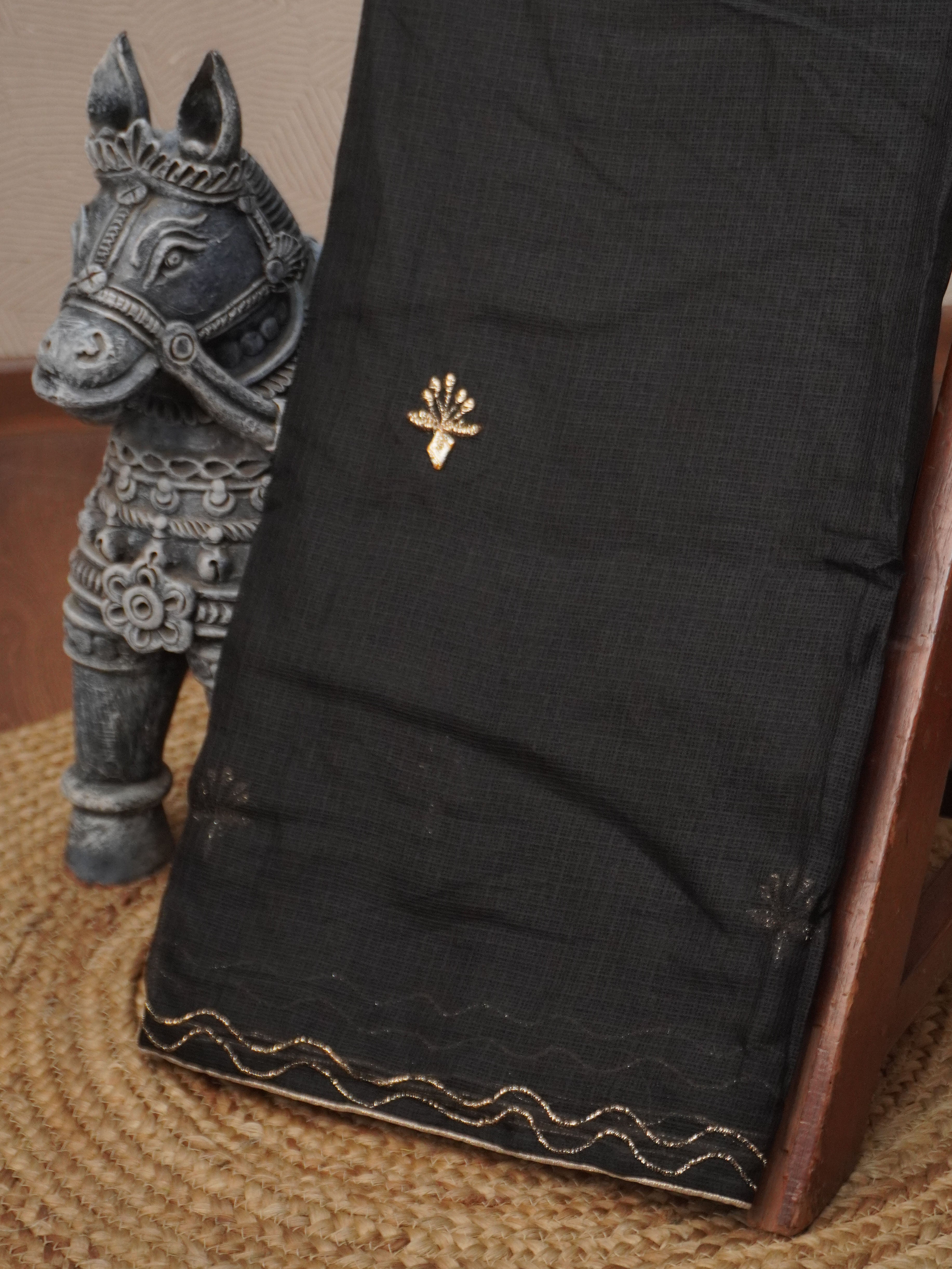 Kota Saree With Embroidery Pattern | TTDS3530