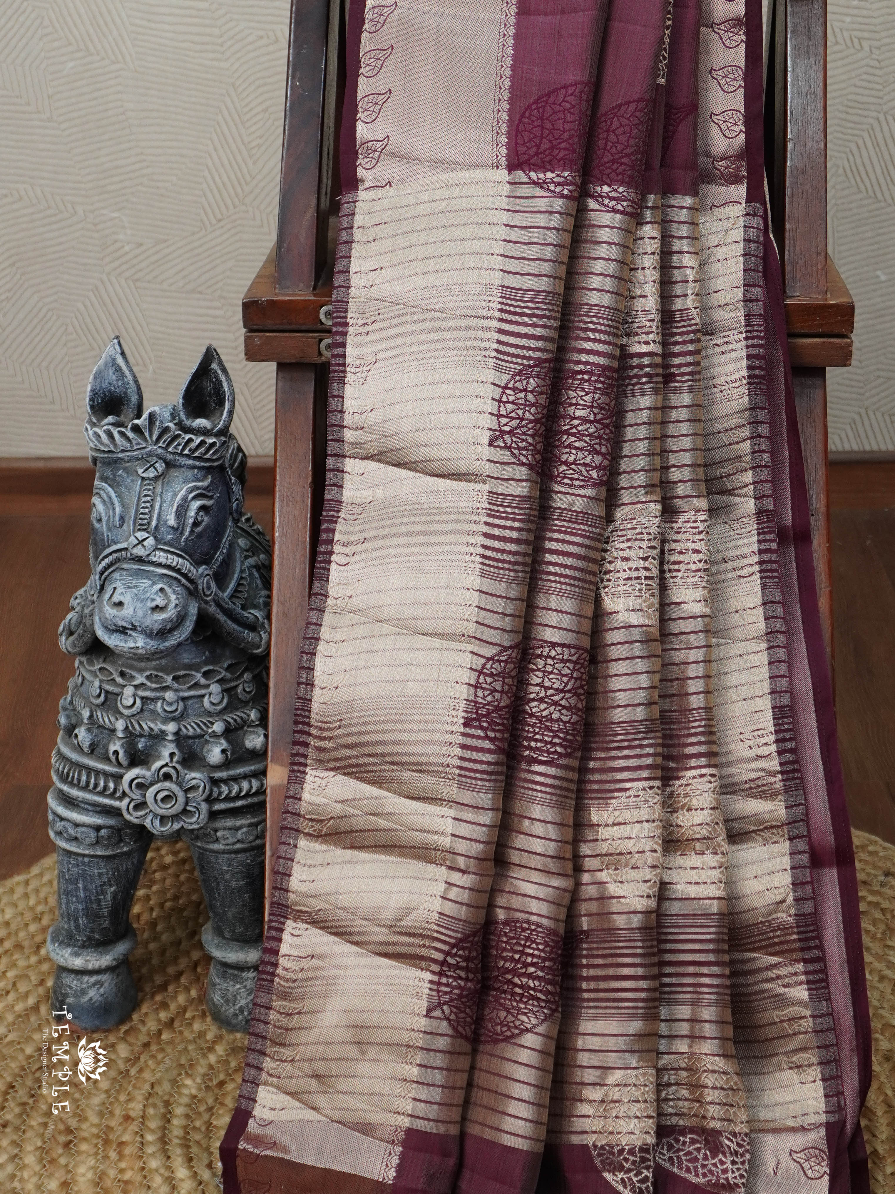 Semi Tussar Silk Saree | TTDS2861