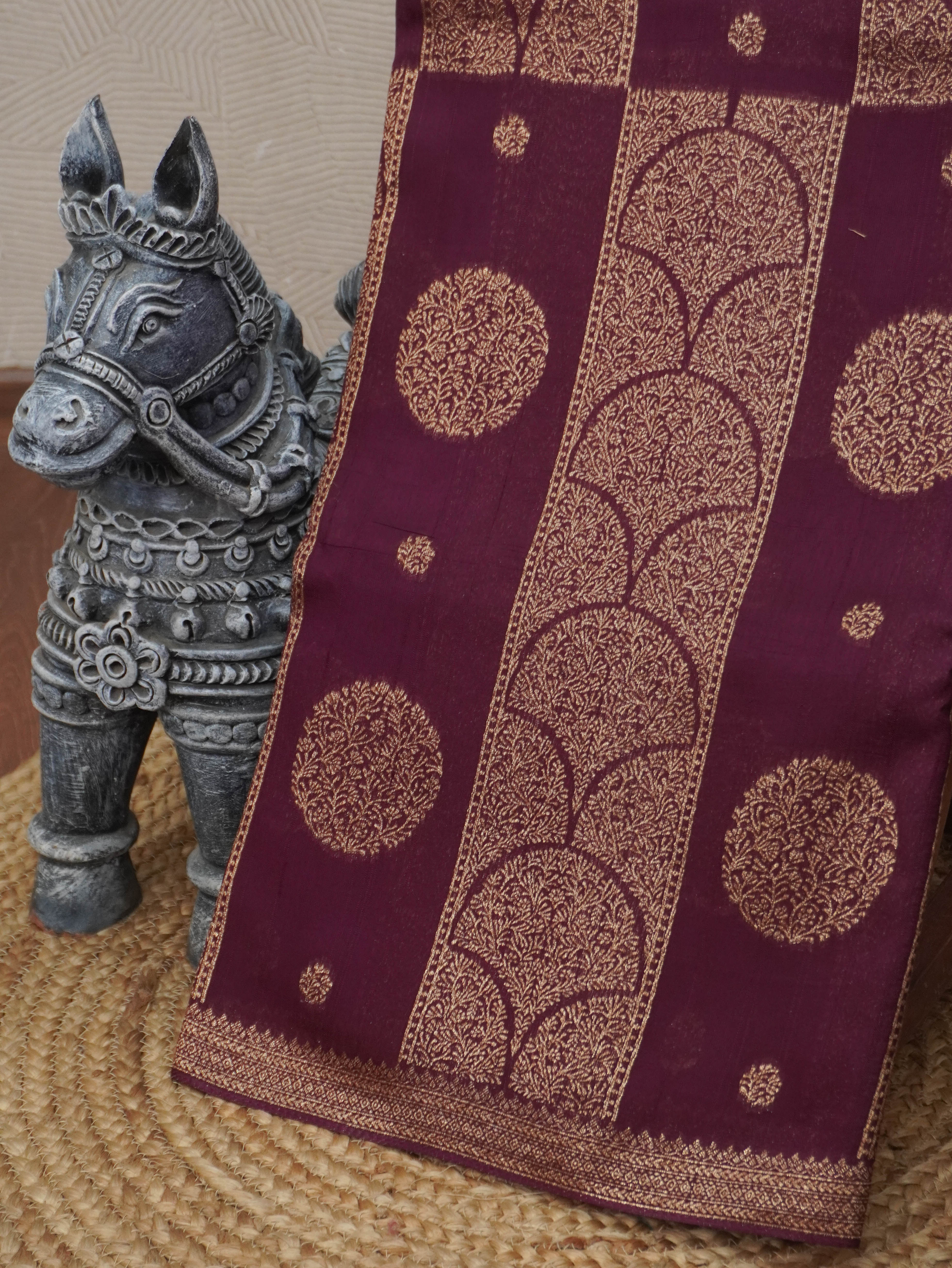 Banarasi Raw Silk Saree | TTDS3470