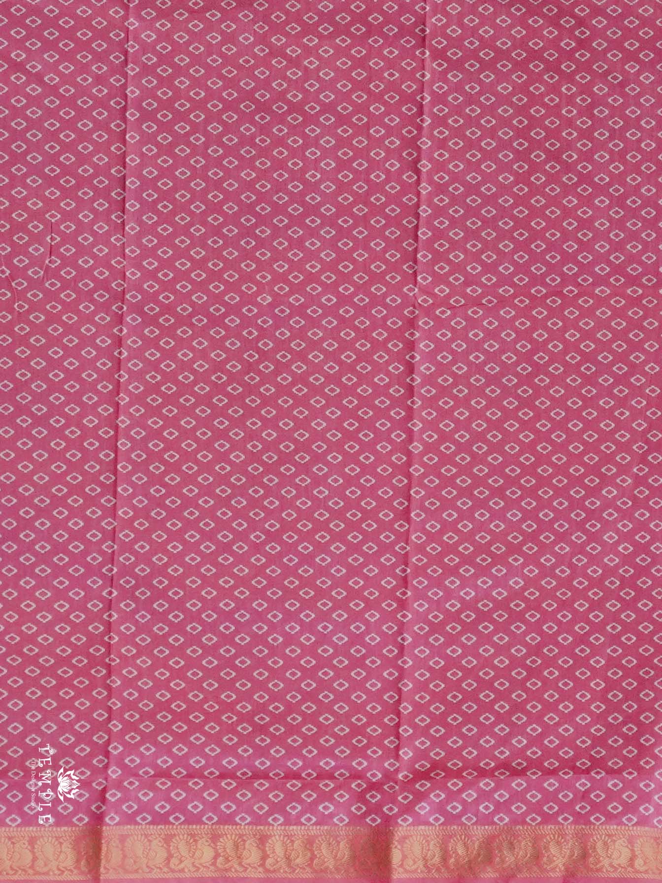 Leheriya Printed Chanderi Silk Cotton Saree | TTDS2559