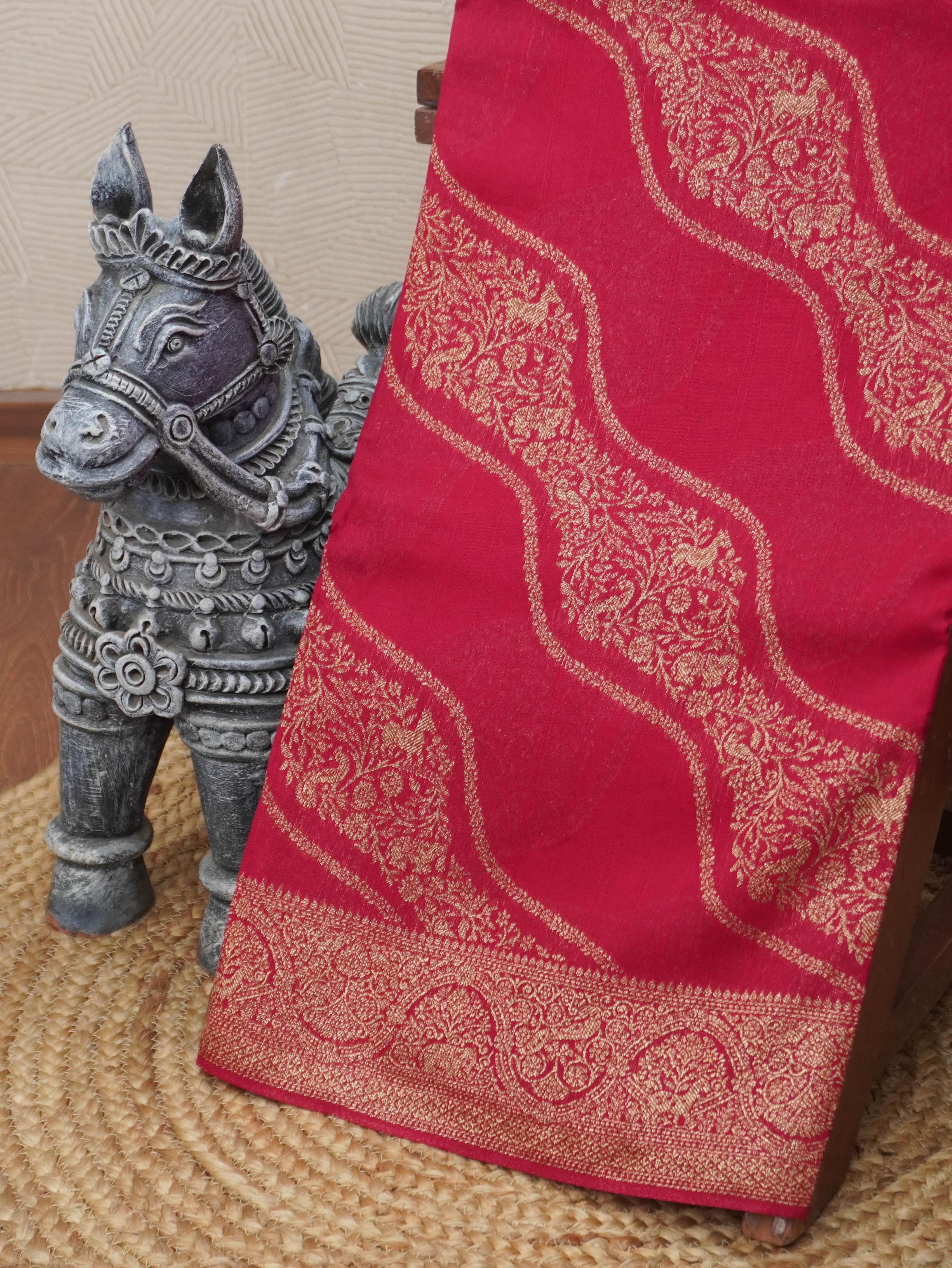 Banarasi Raw Silk Saree | TTDS3476