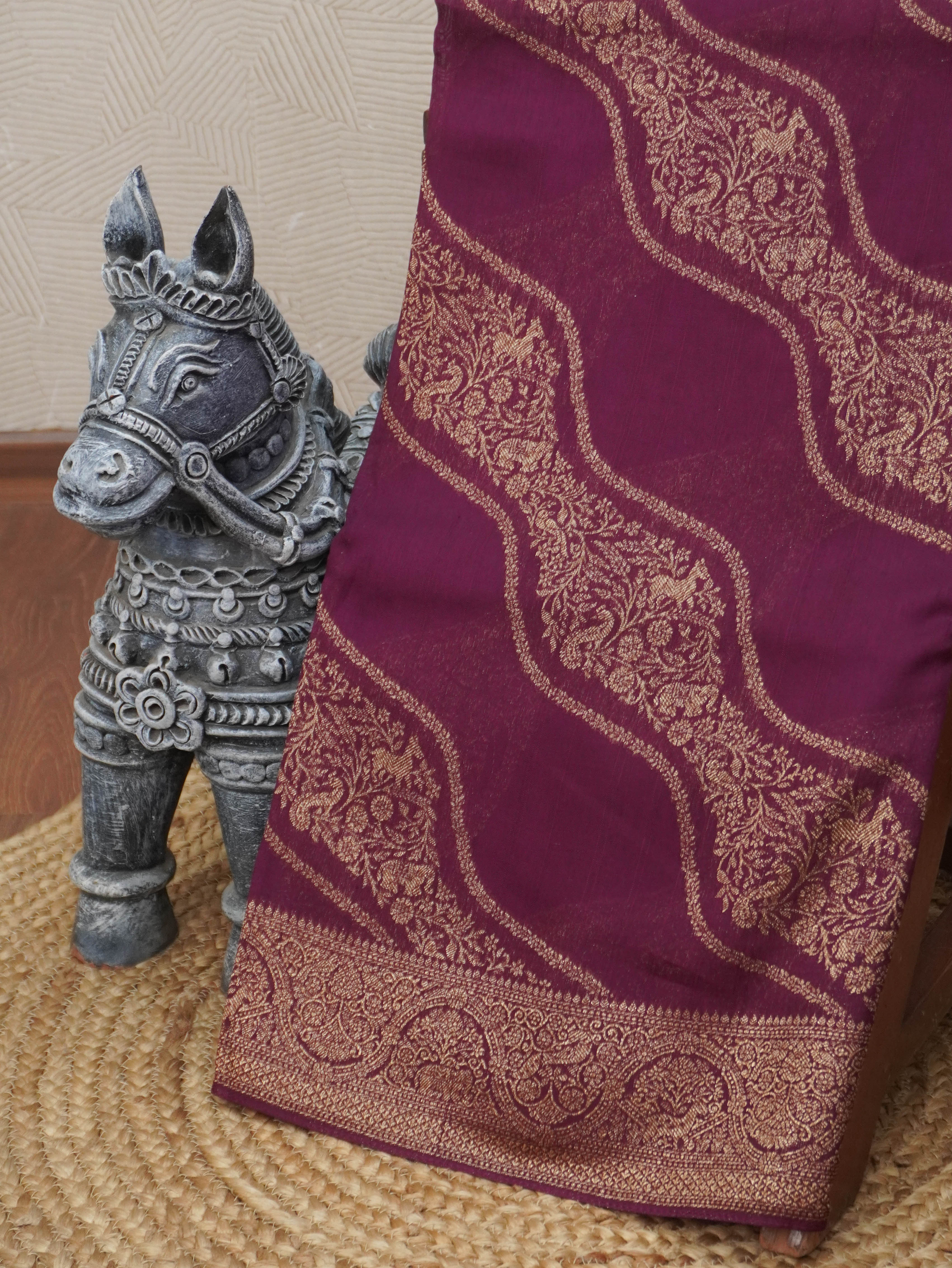 Banarasi Raw Silk Saree | TTDS3476
