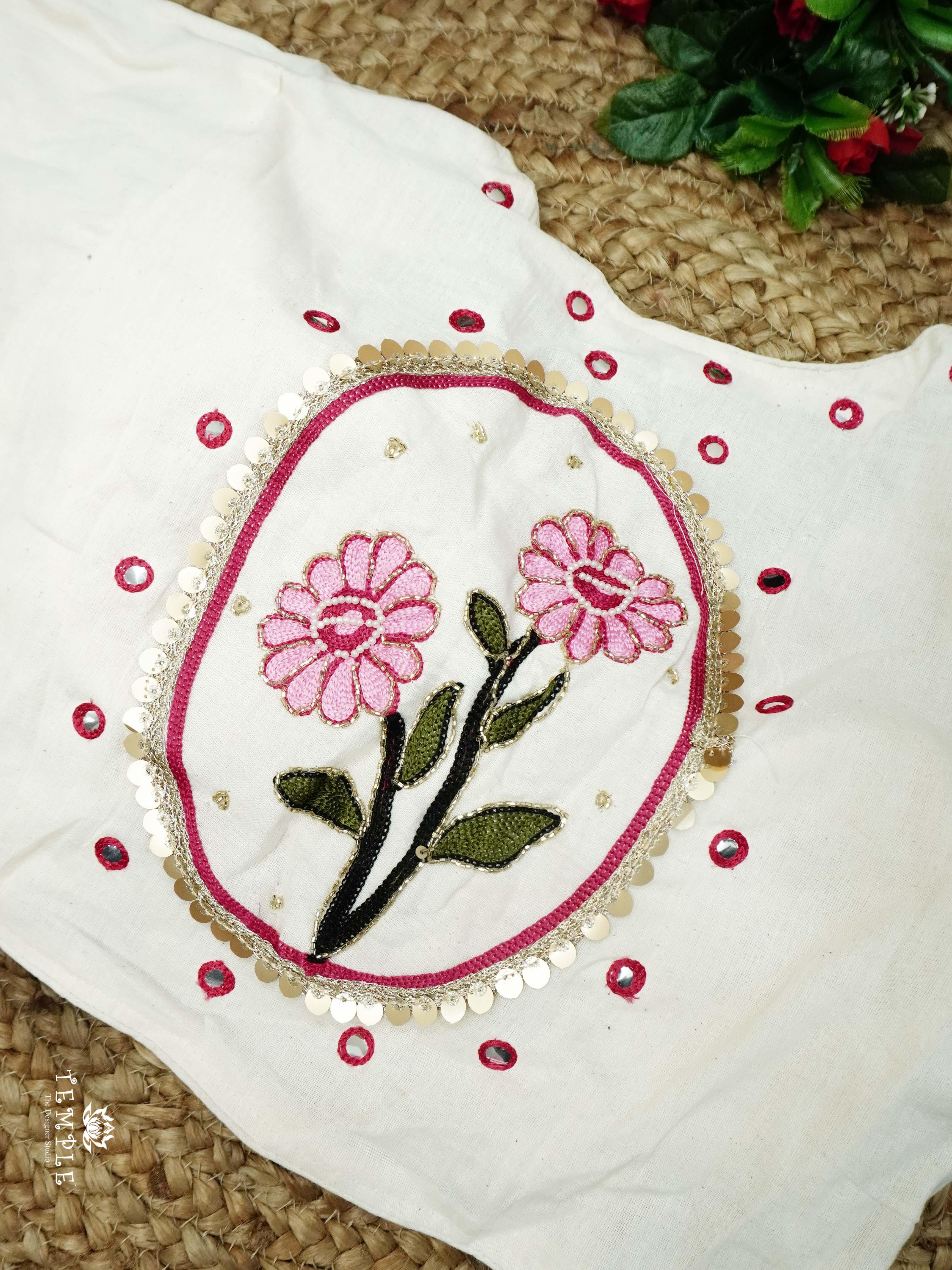 Readymade Blouse With Angrakha Pattern | TTDS2554