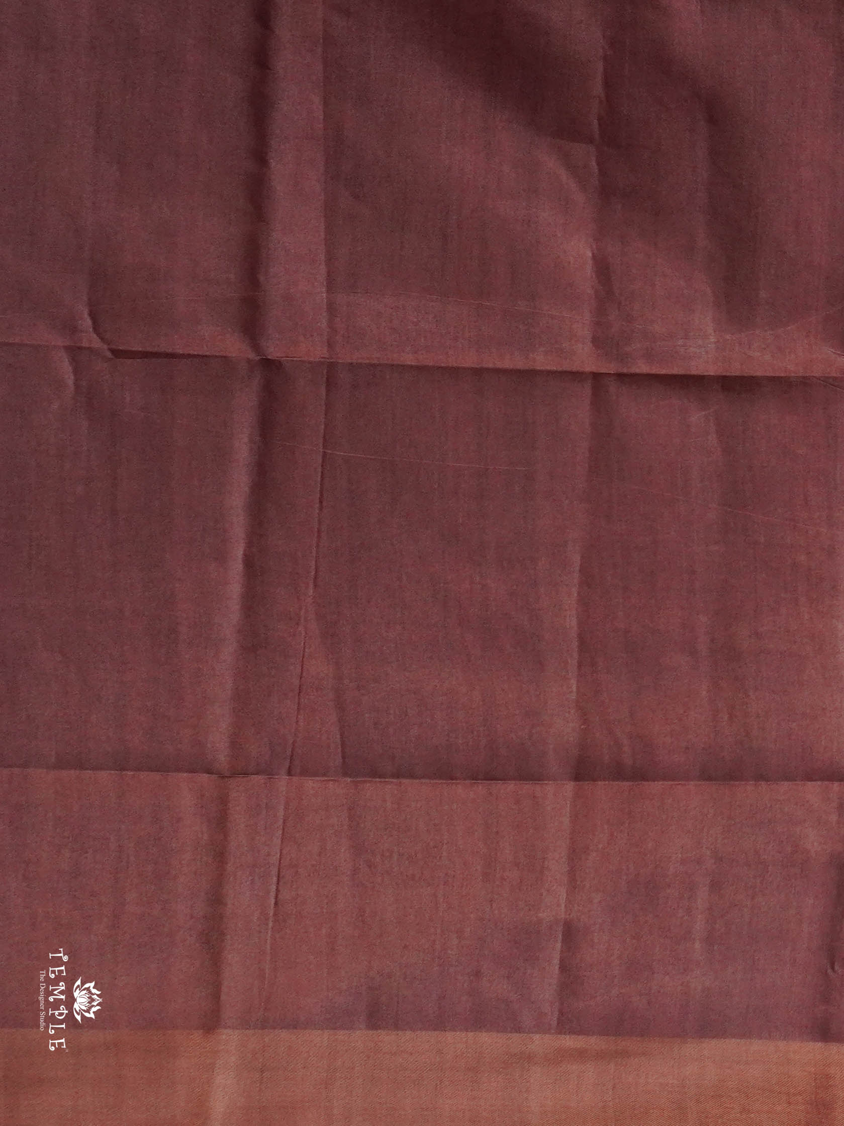 Tussar Saree With Temple Border | TTDS3030