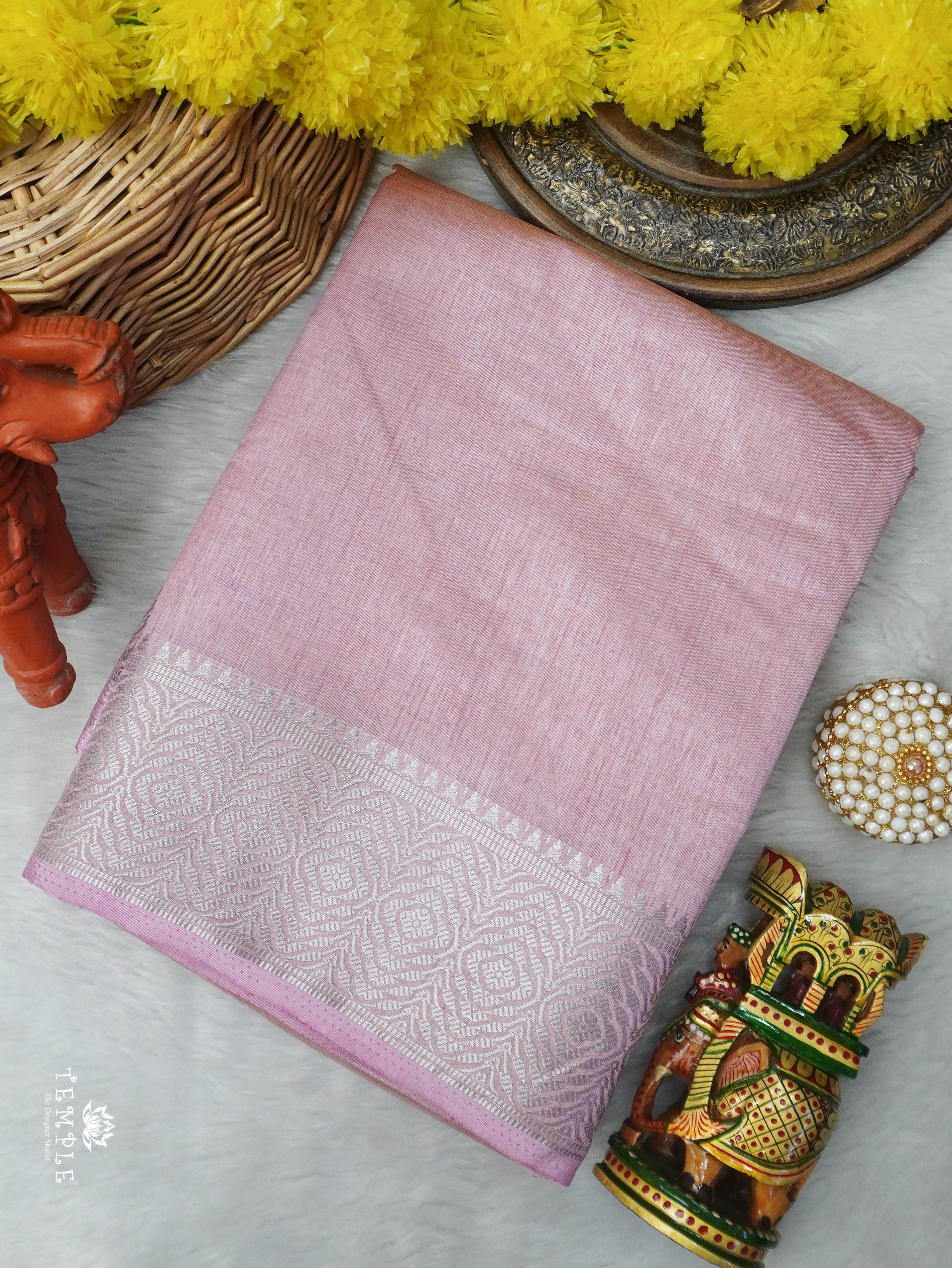 Semi Tussar Silk Saree | TTDS3052
