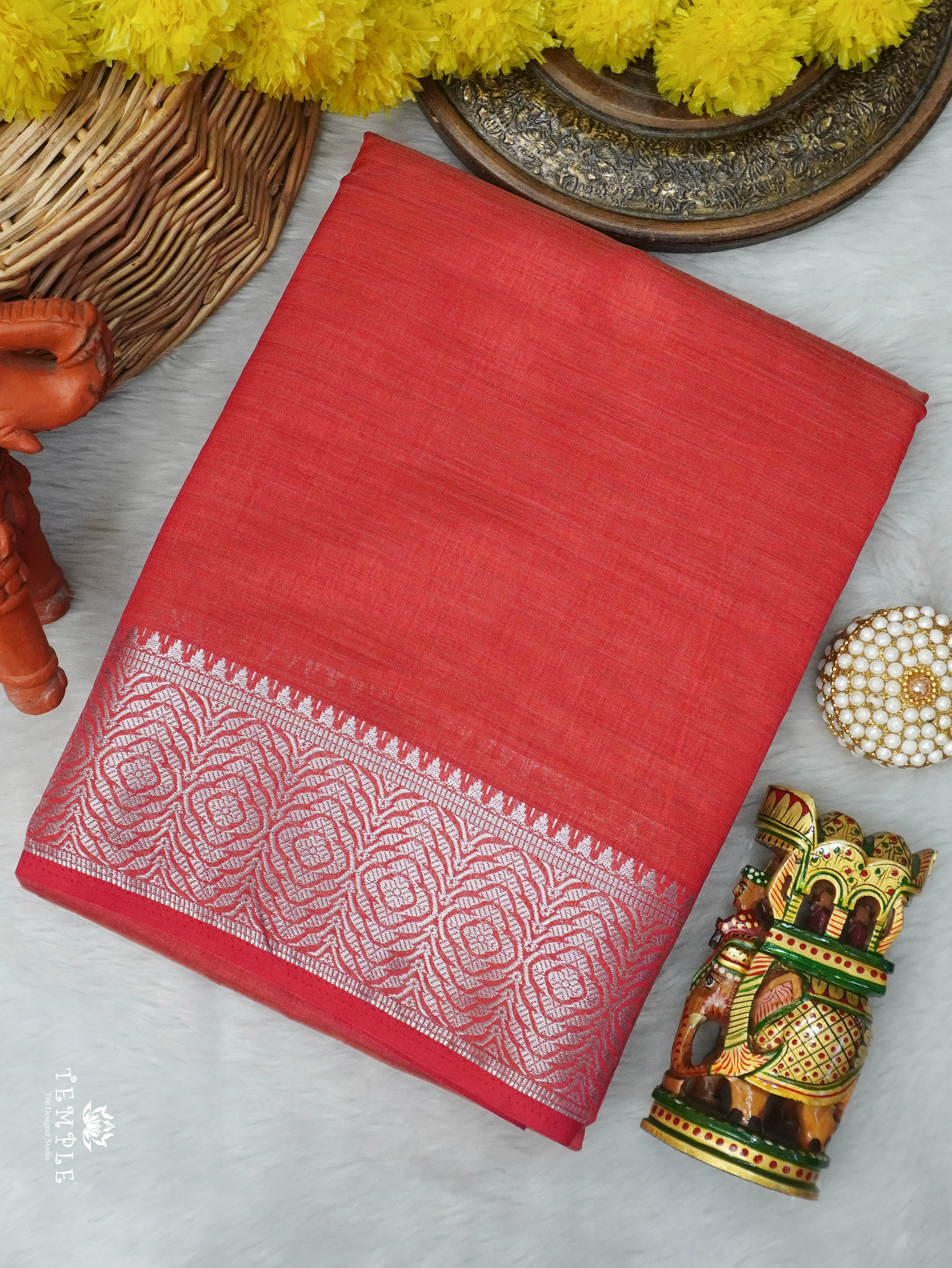 Semi Tussar Silk Saree | TTDS3052