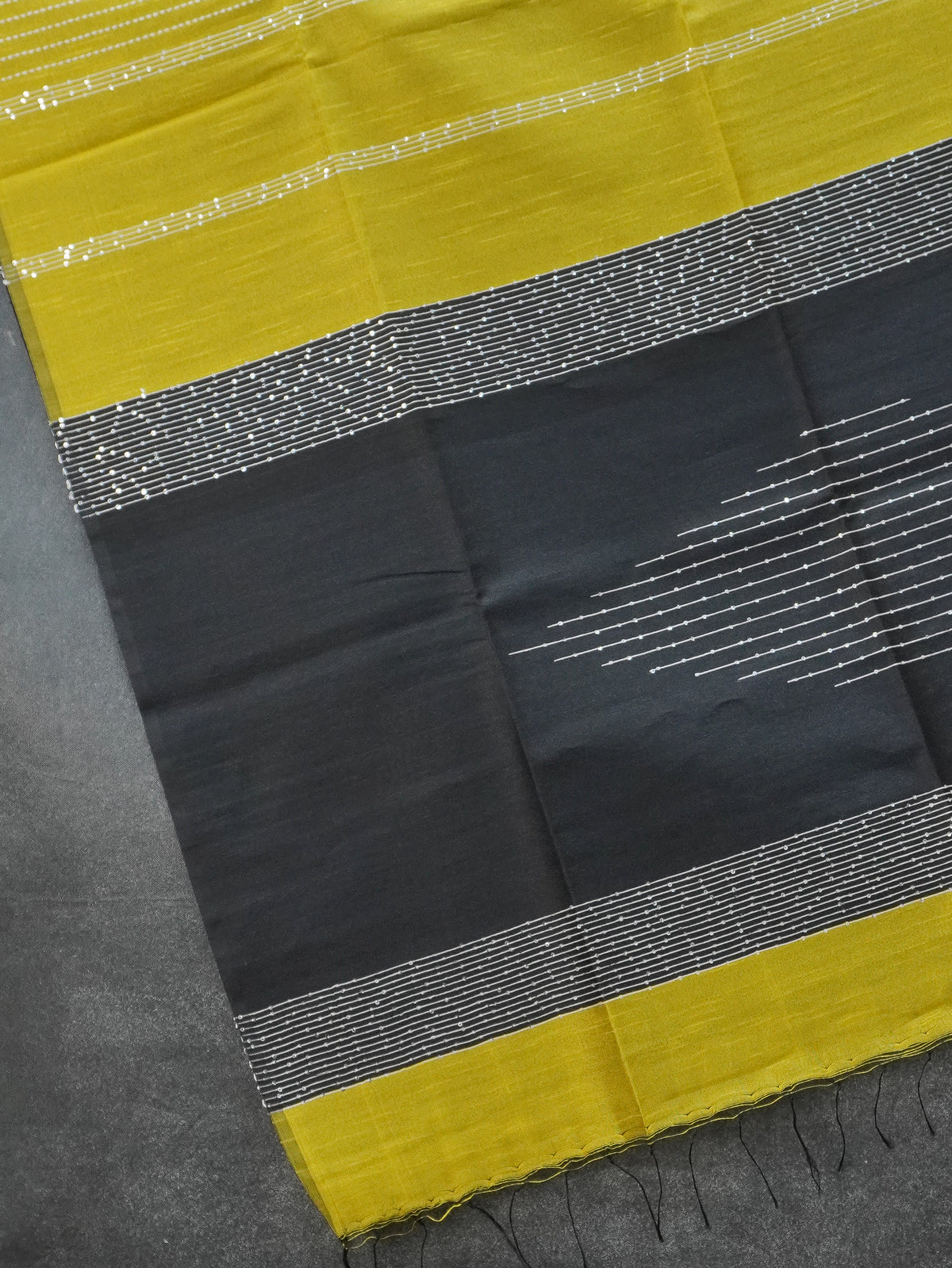 Raw Silk Saree with sequins Work | TTDS2100