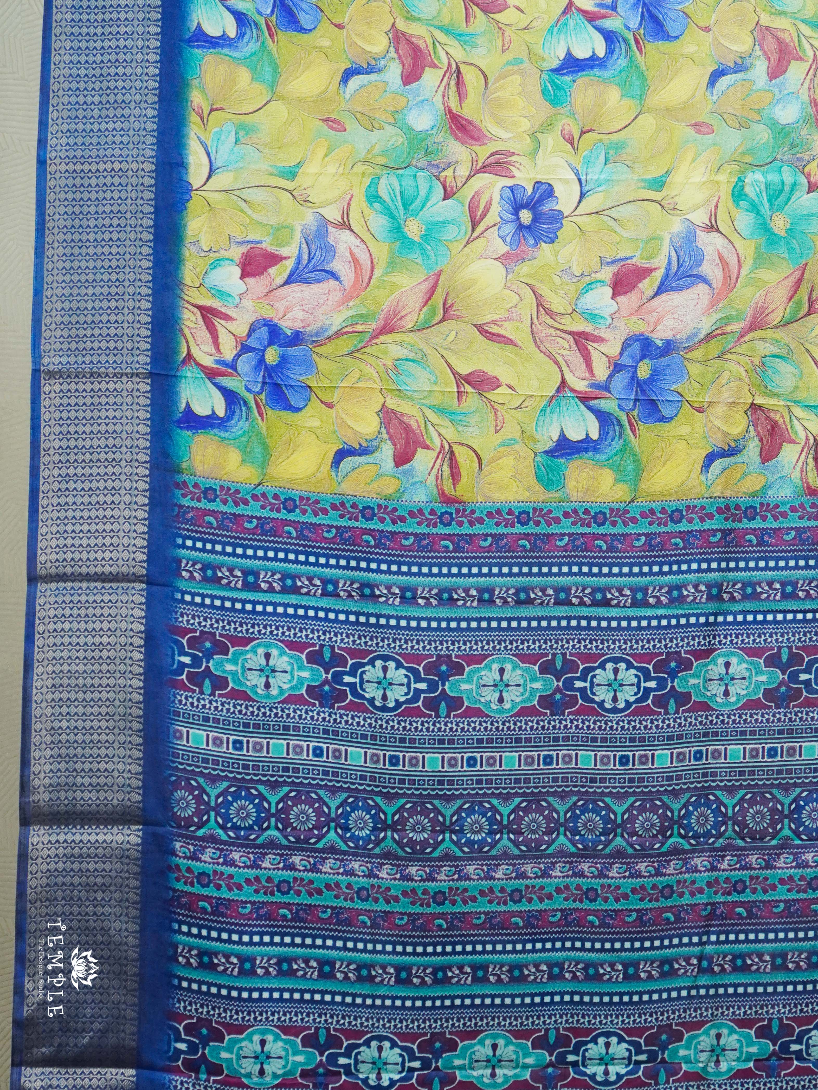 Floral Printed Binny Saree | TTDS2573