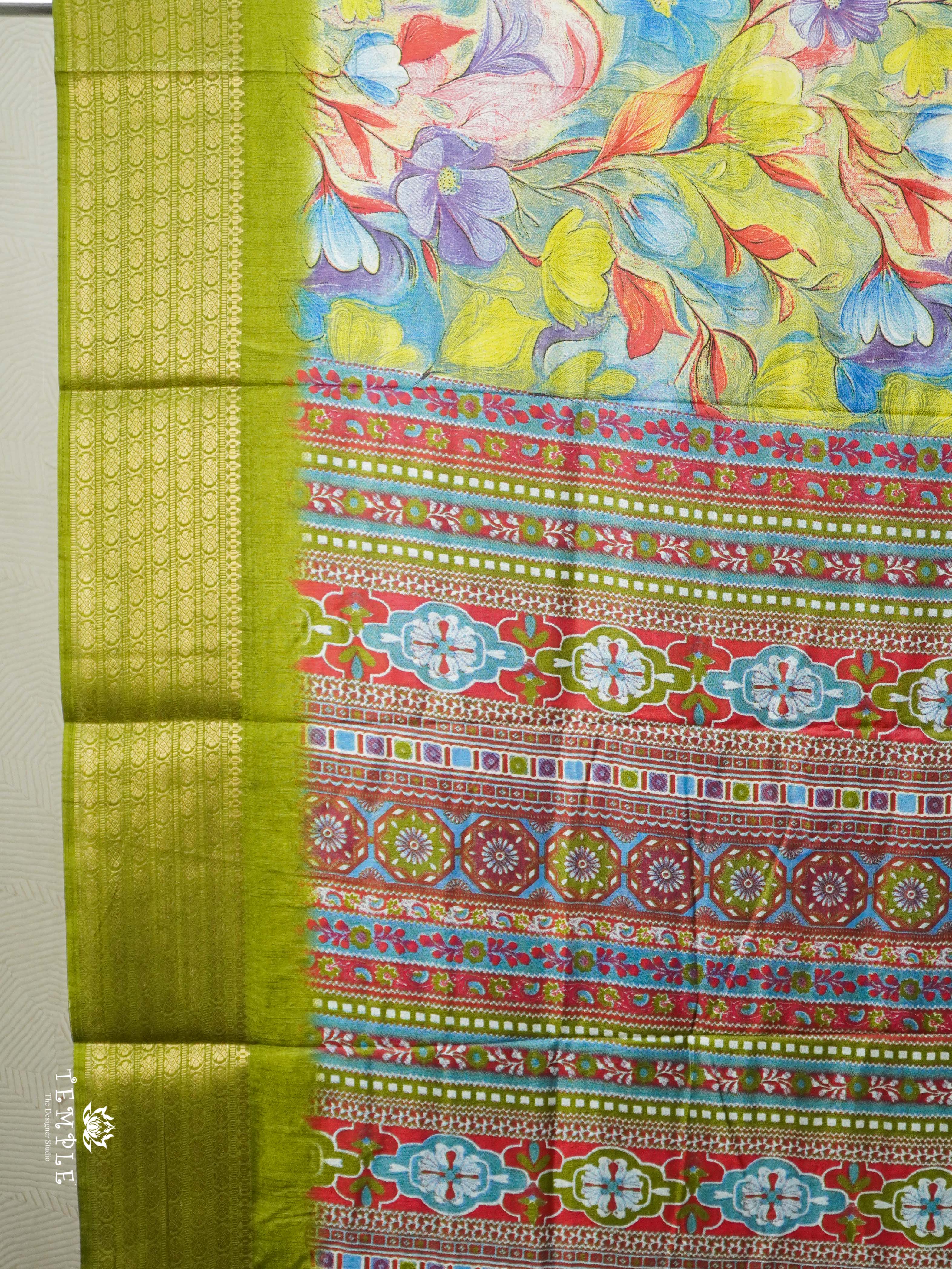 Floral Printed Binny Saree | TTDS2573