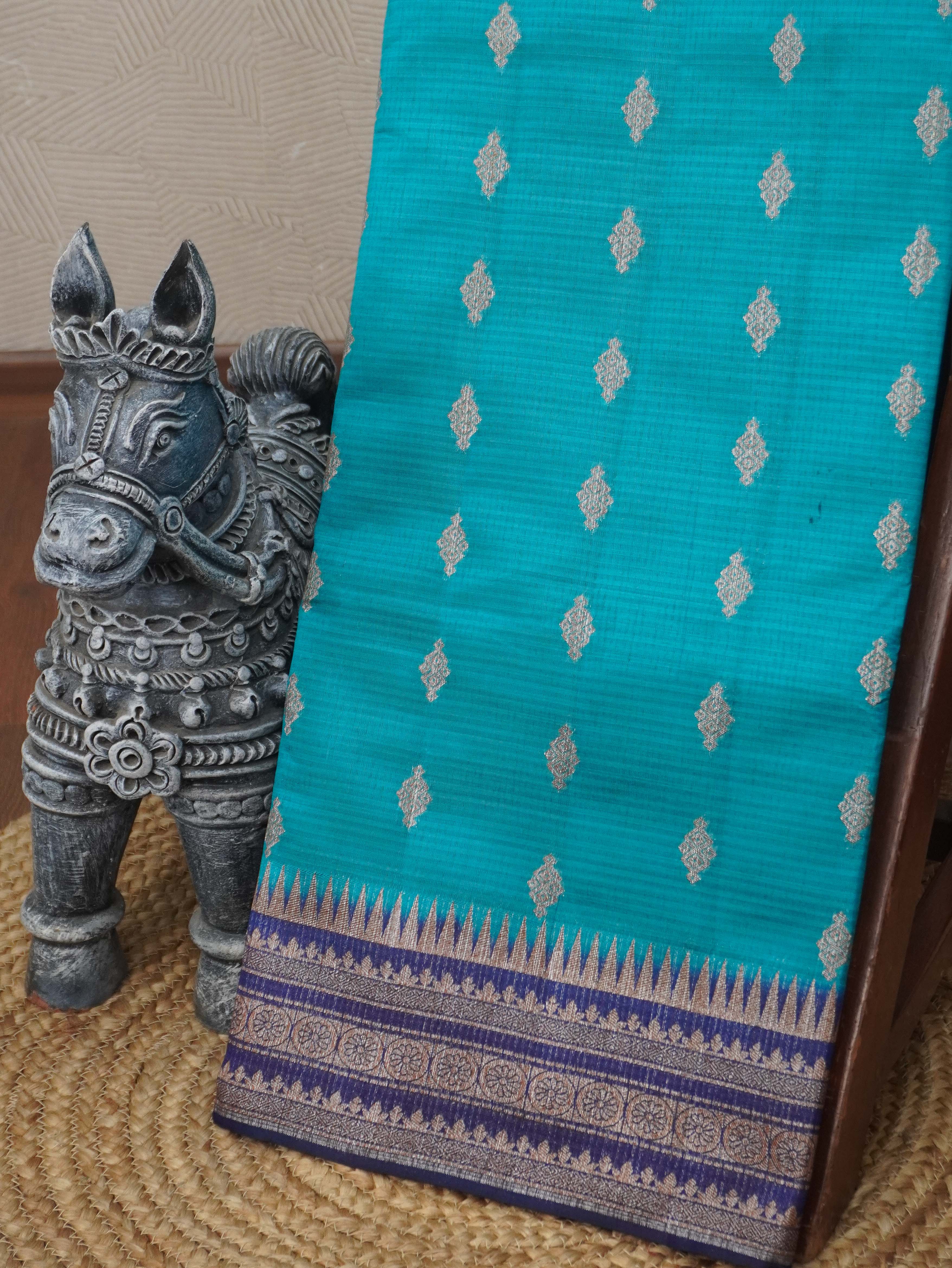 Semi Tussar Silk Saree | TTDS3484
