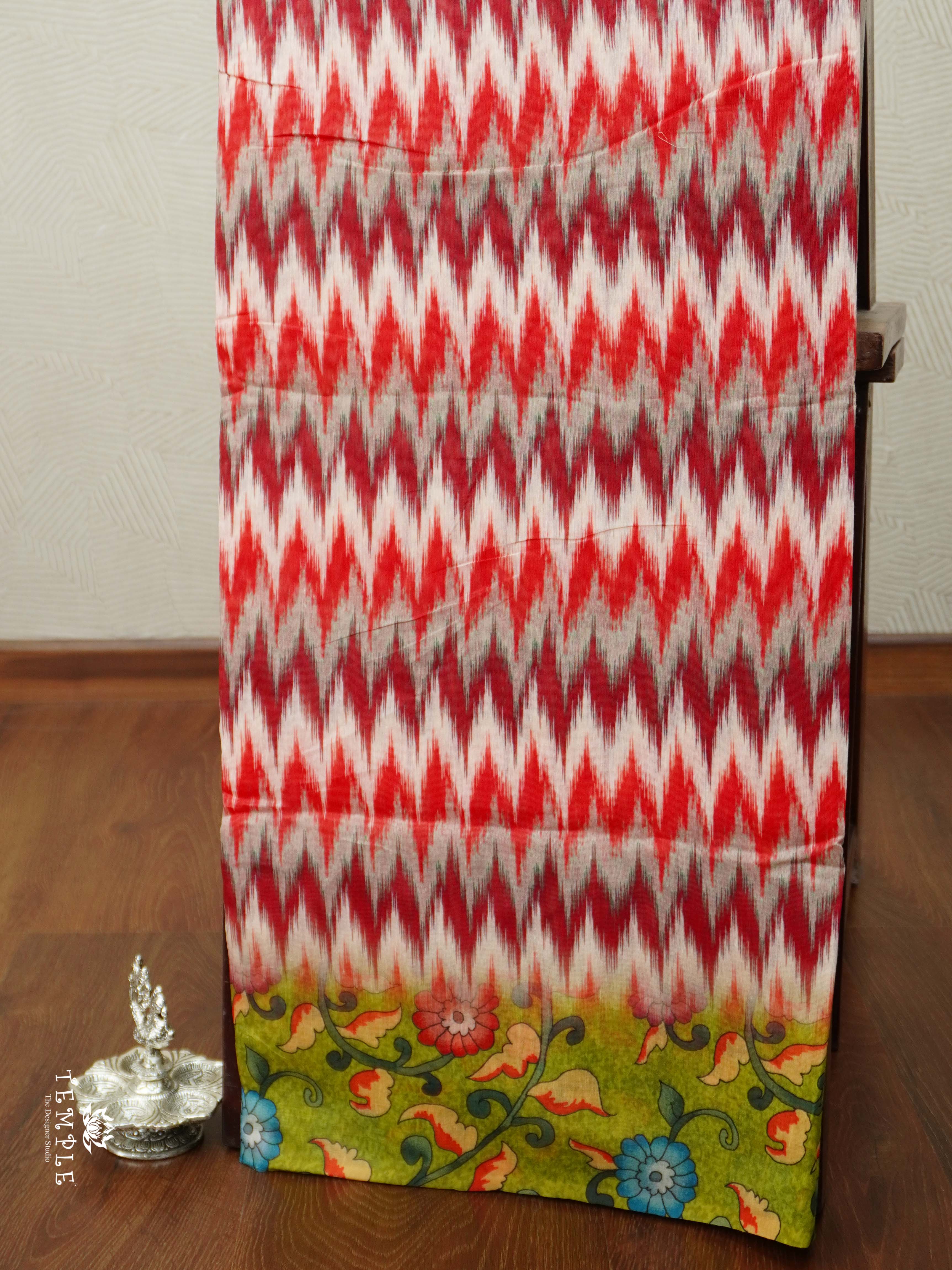 Varnika Printed Chanderi Cotton Saree | TTDS2098