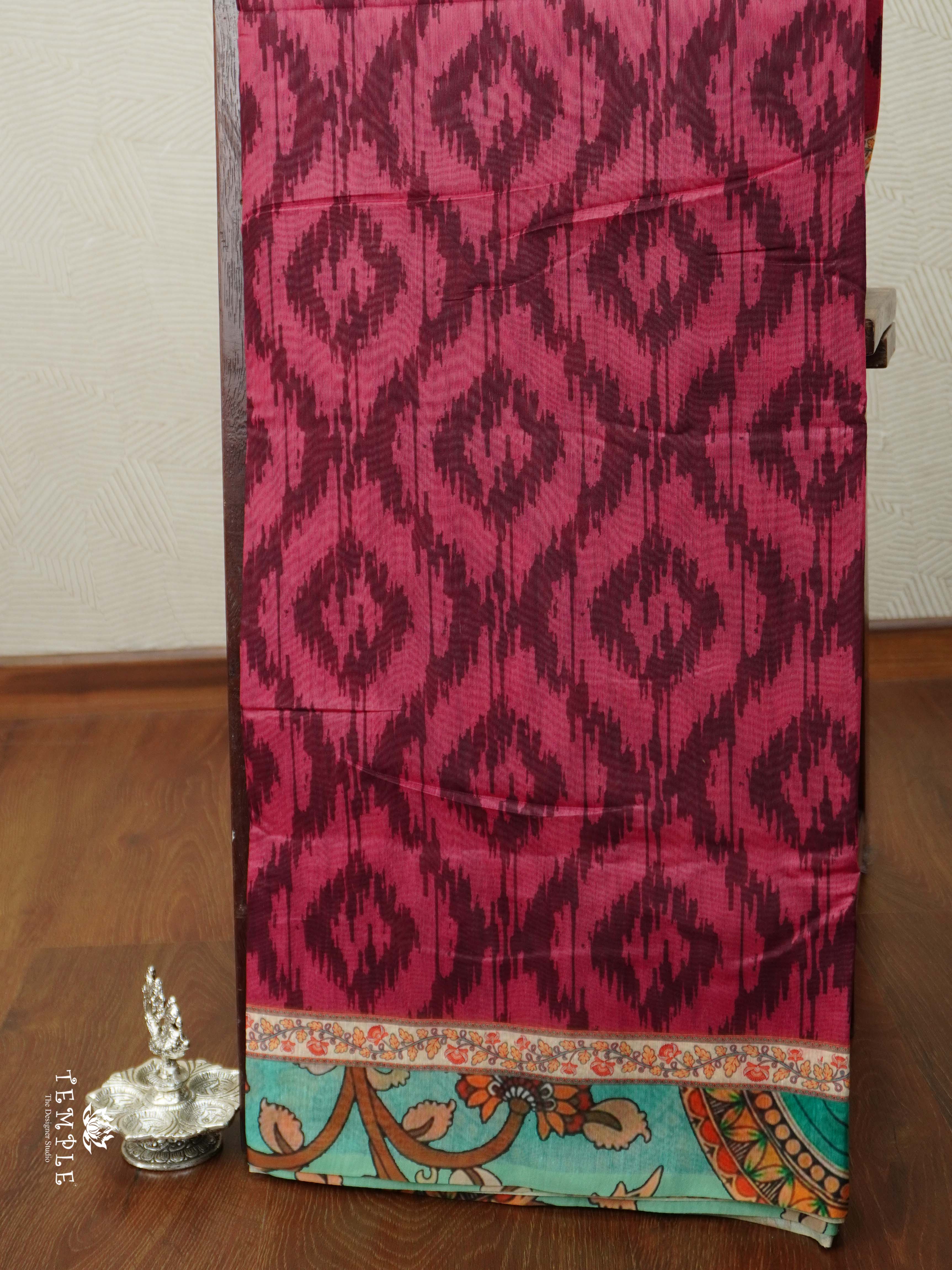 Varnika Printed Chanderi Cotton Saree | TTDS2098 | PRE BOOKING