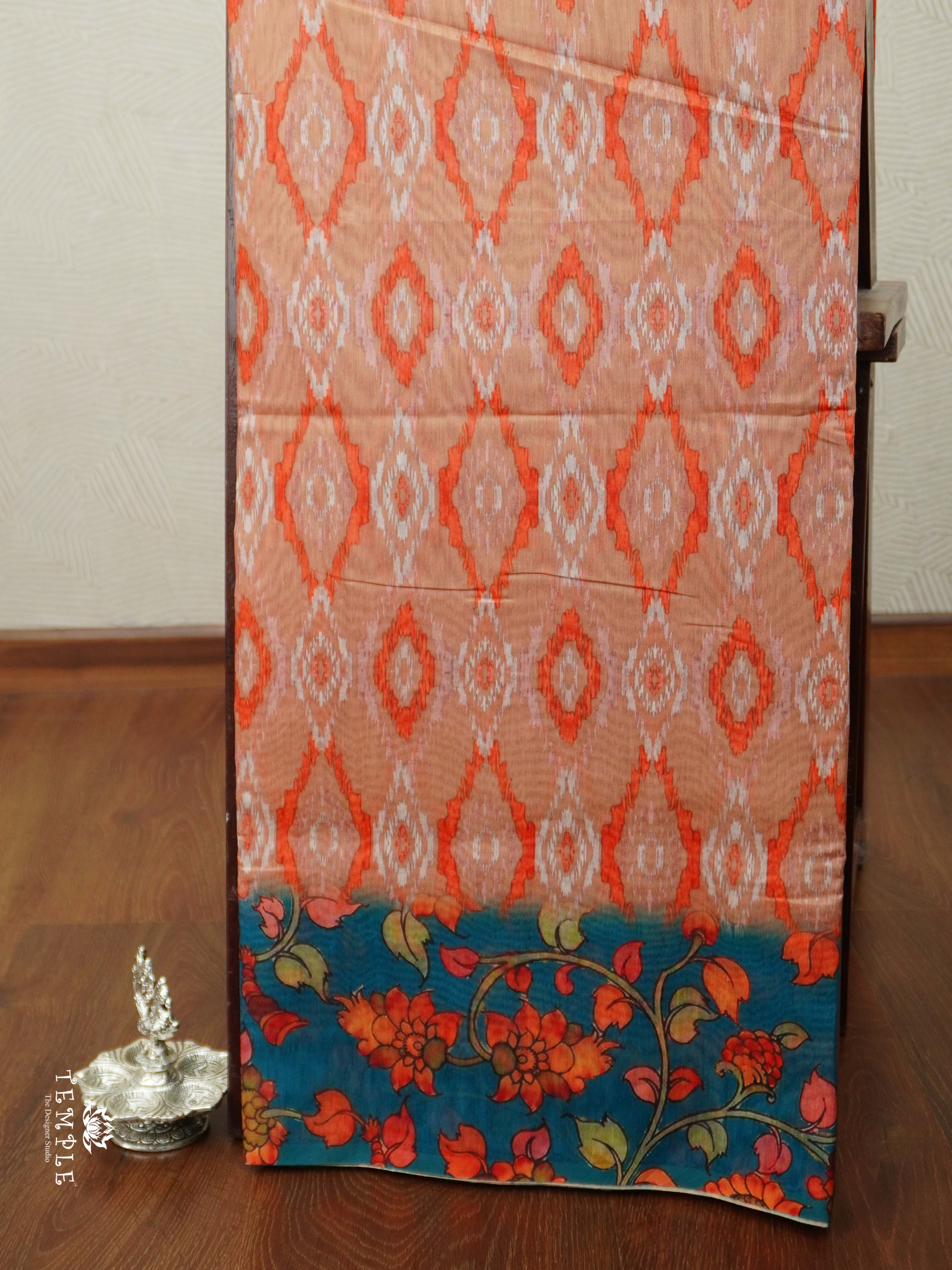 Varnika Printed Chanderi Cotton Saree | TTDS2098