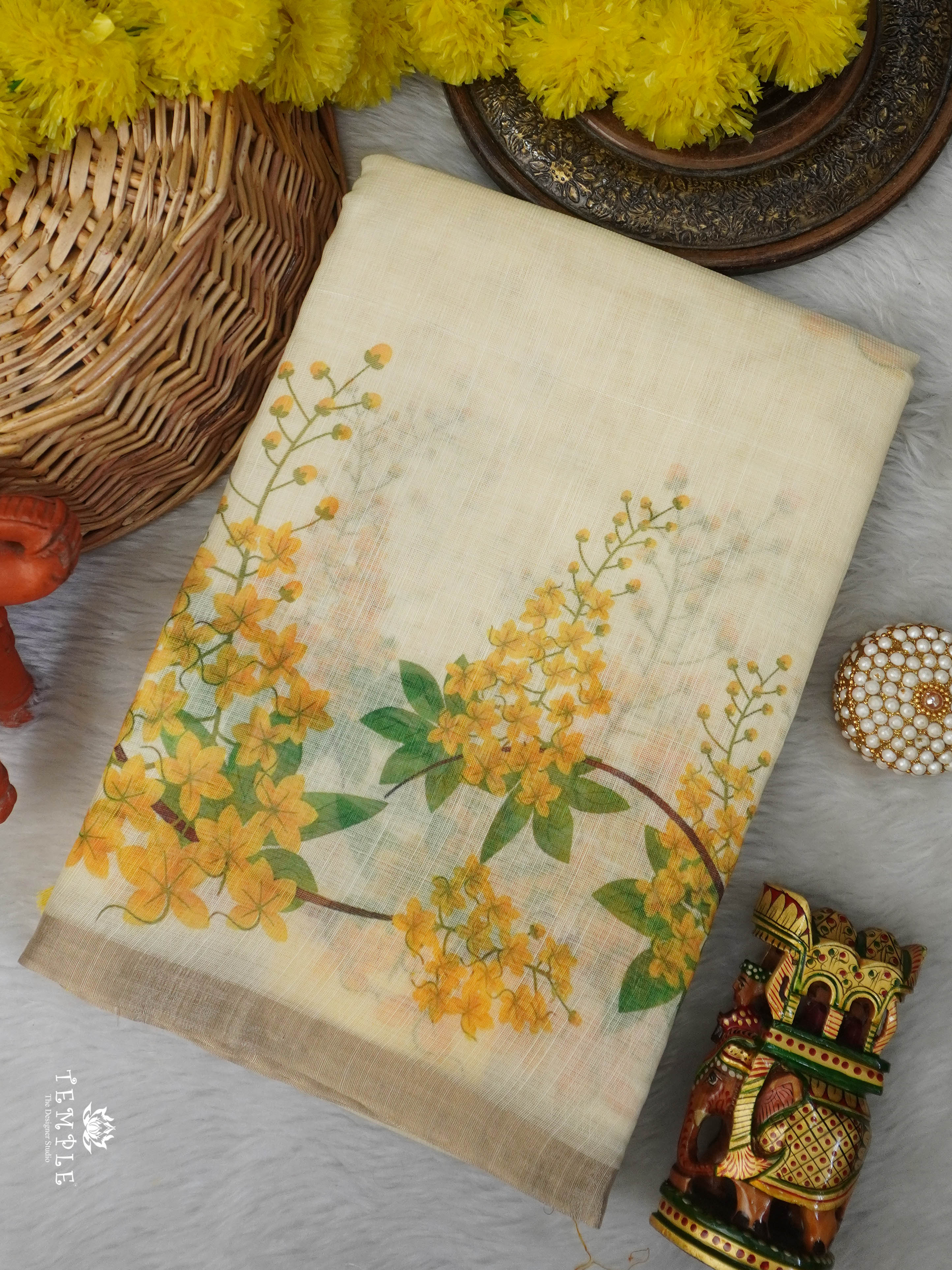 Chanderi Cotton Saree | TTDS3040