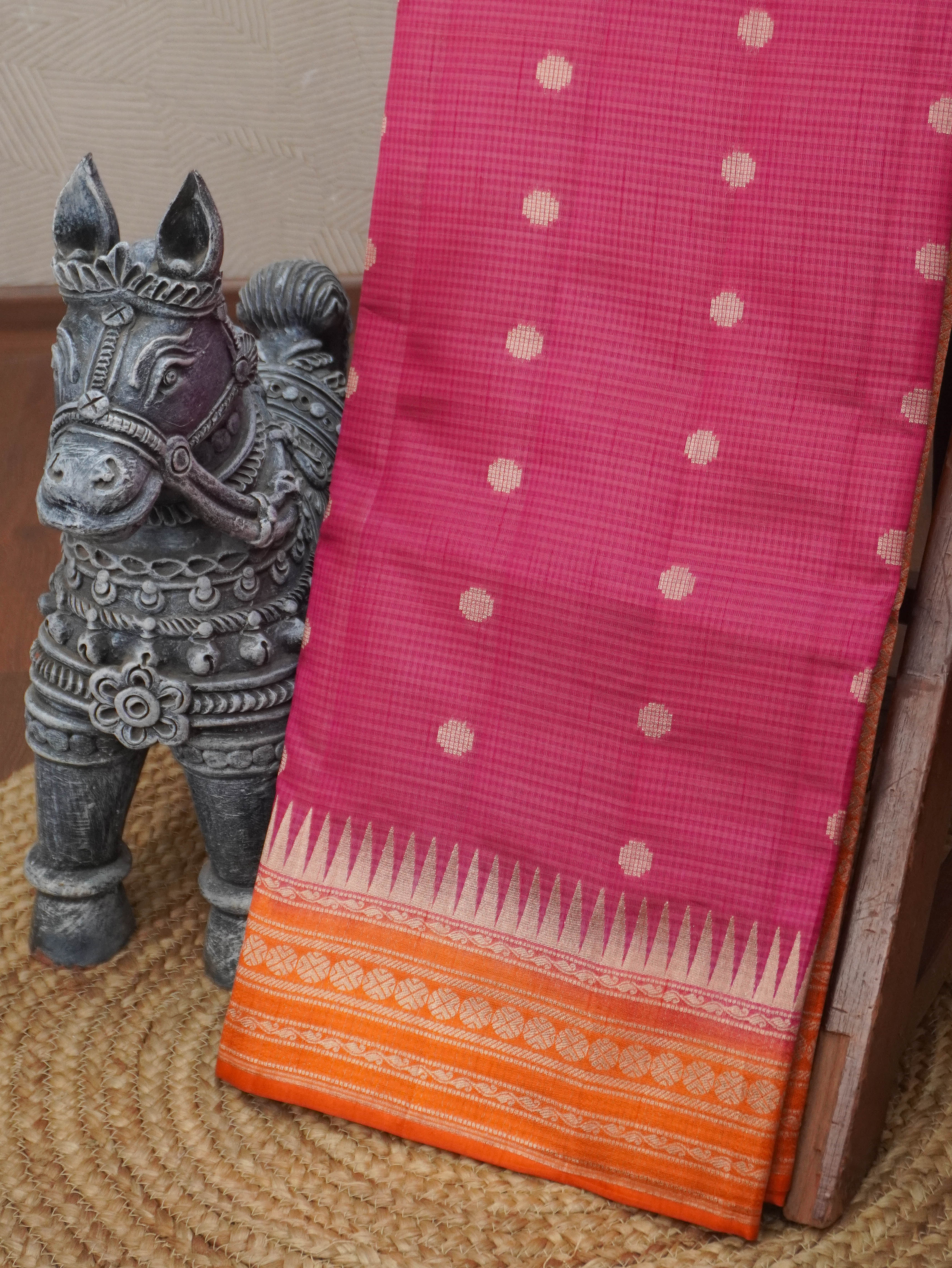 Semi Tussar Silk Saree | TTDS3482