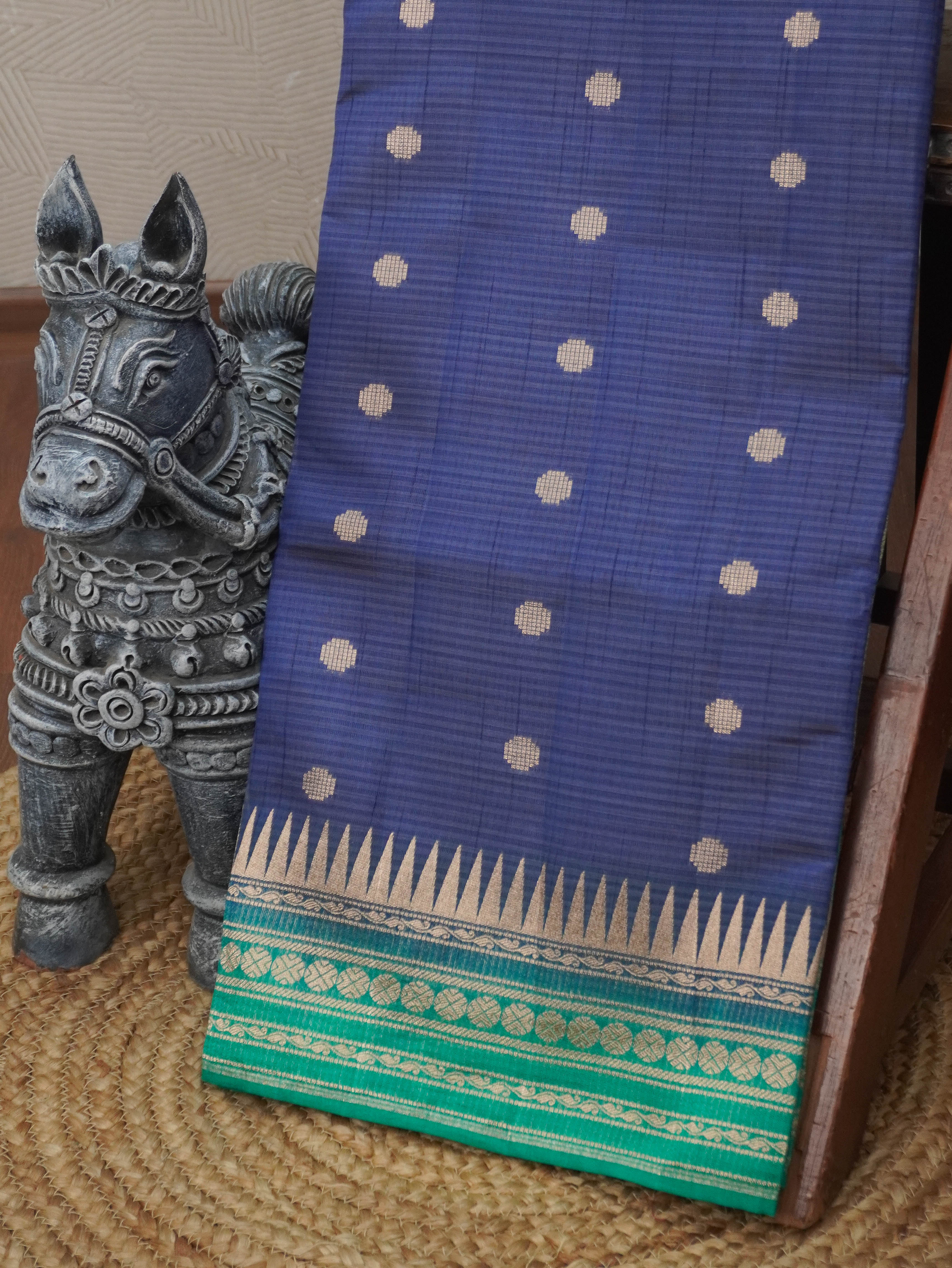 Semi Tussar Silk Saree | TTDS3482