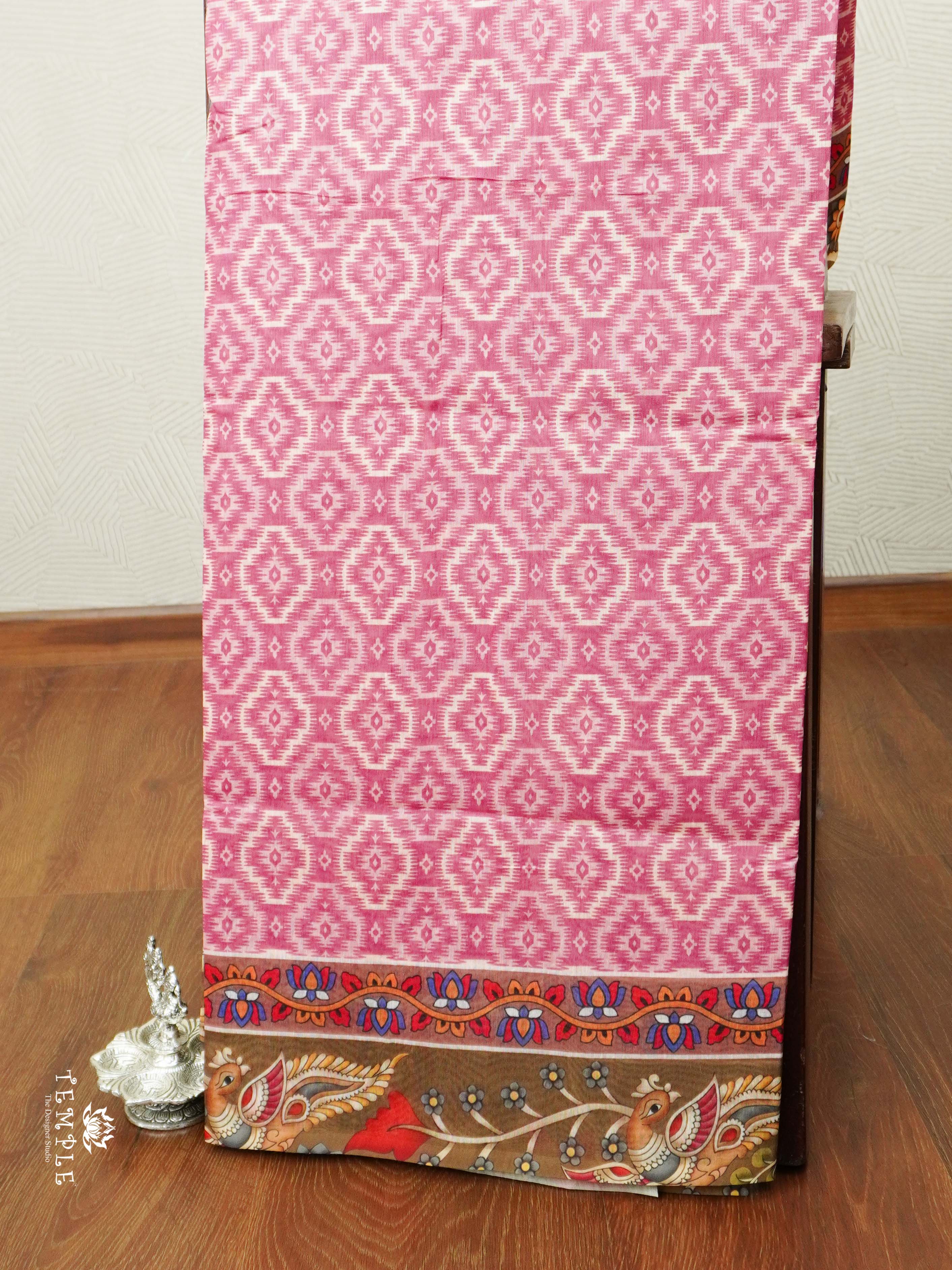 Varnika Printed Chanderi Cotton Saree | TTDS2098