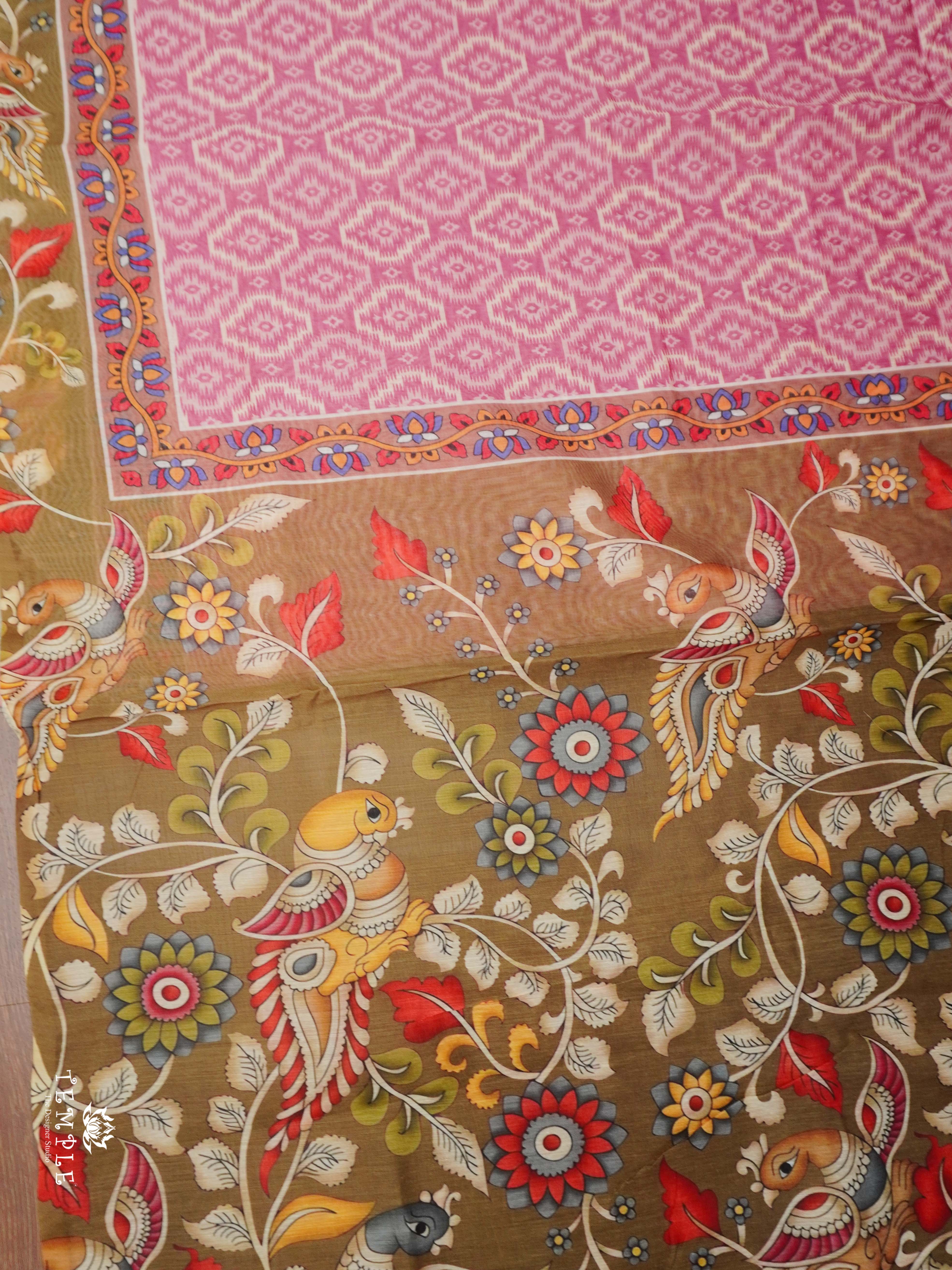 Varnika Printed Chanderi Cotton Saree | TTDS2098