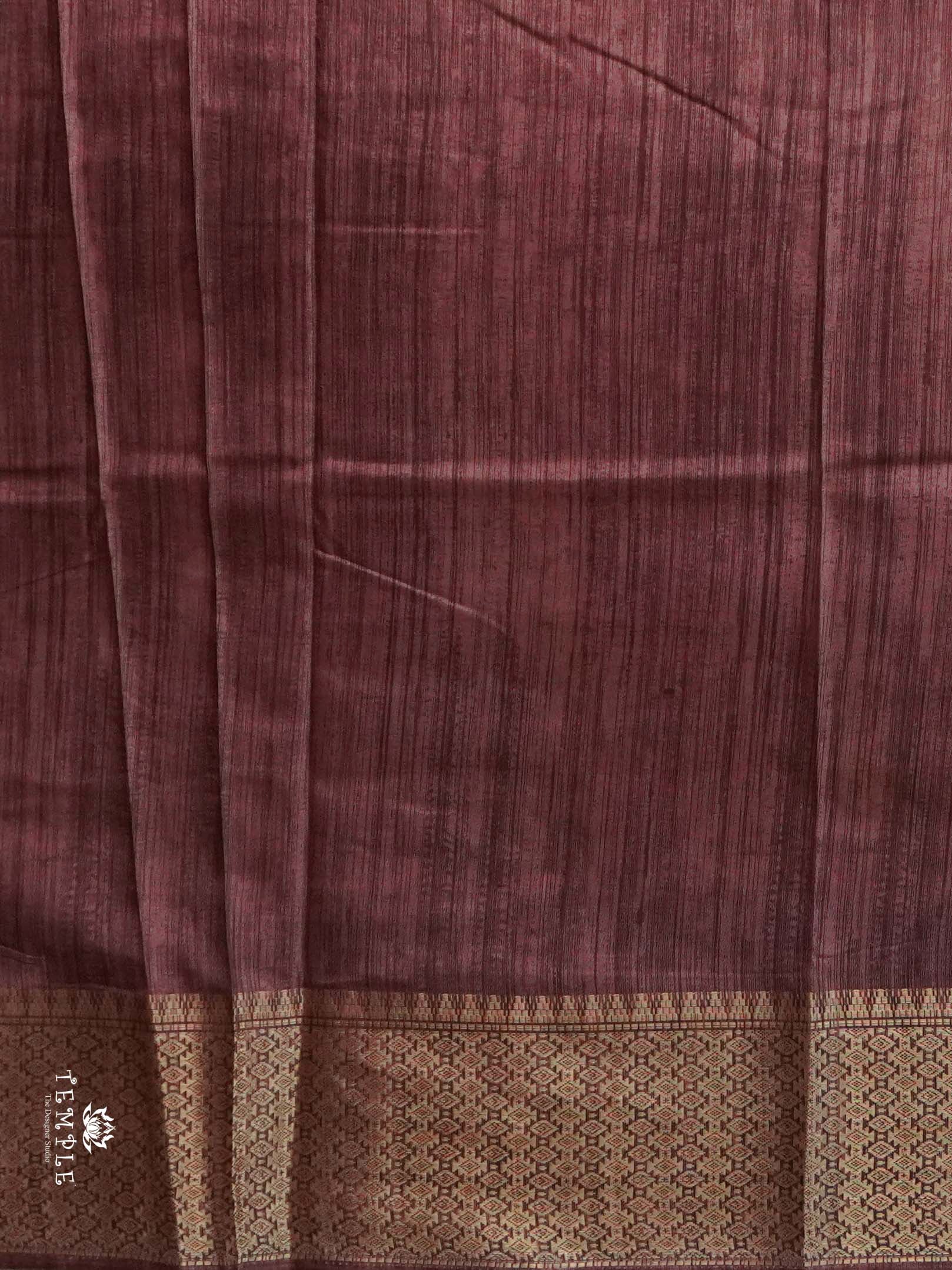 Floral Pattern Dola Silk Saree | TTDS2565