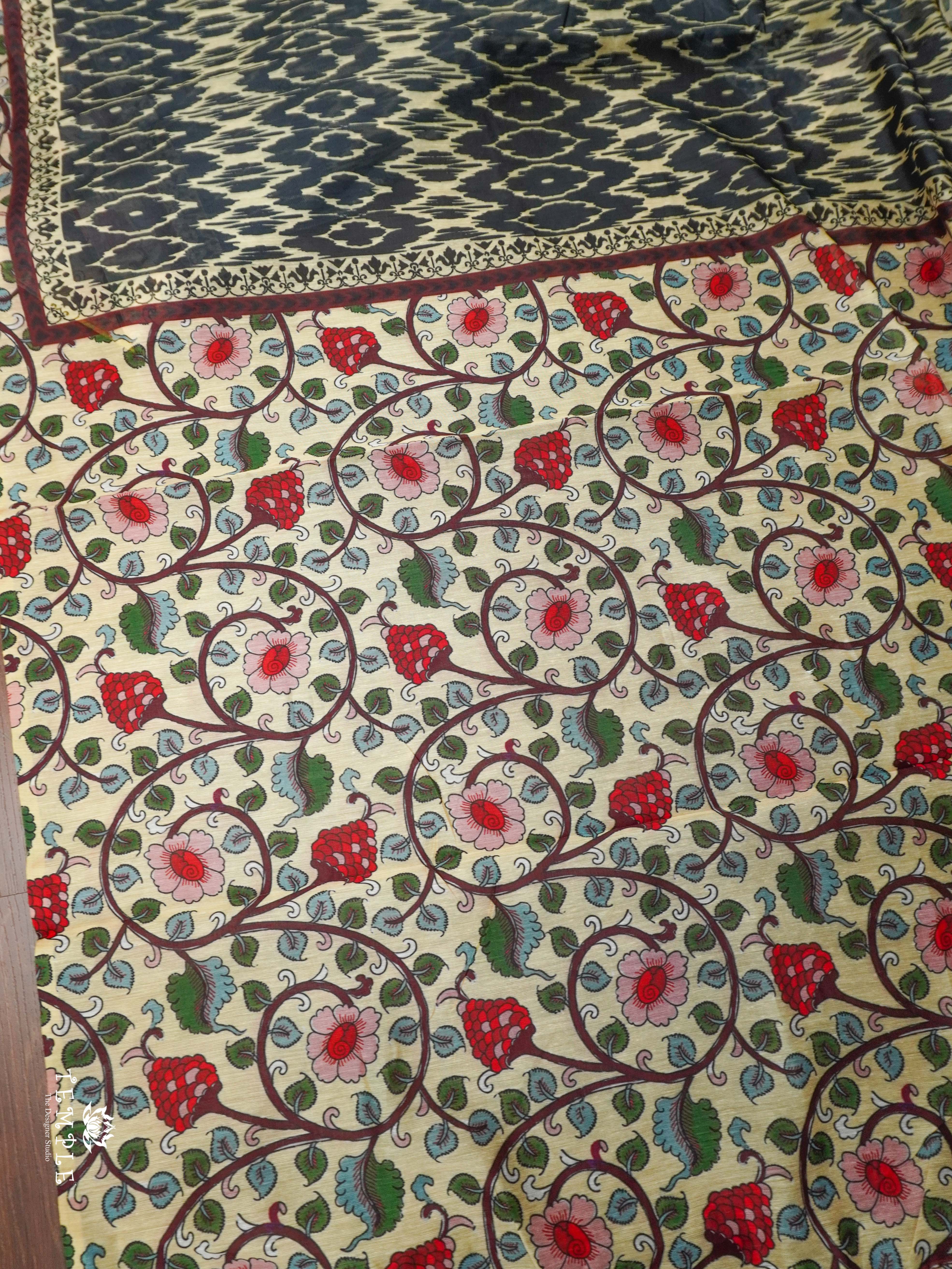 Varnika Printed Chanderi Cotton Saree | TTDS2098