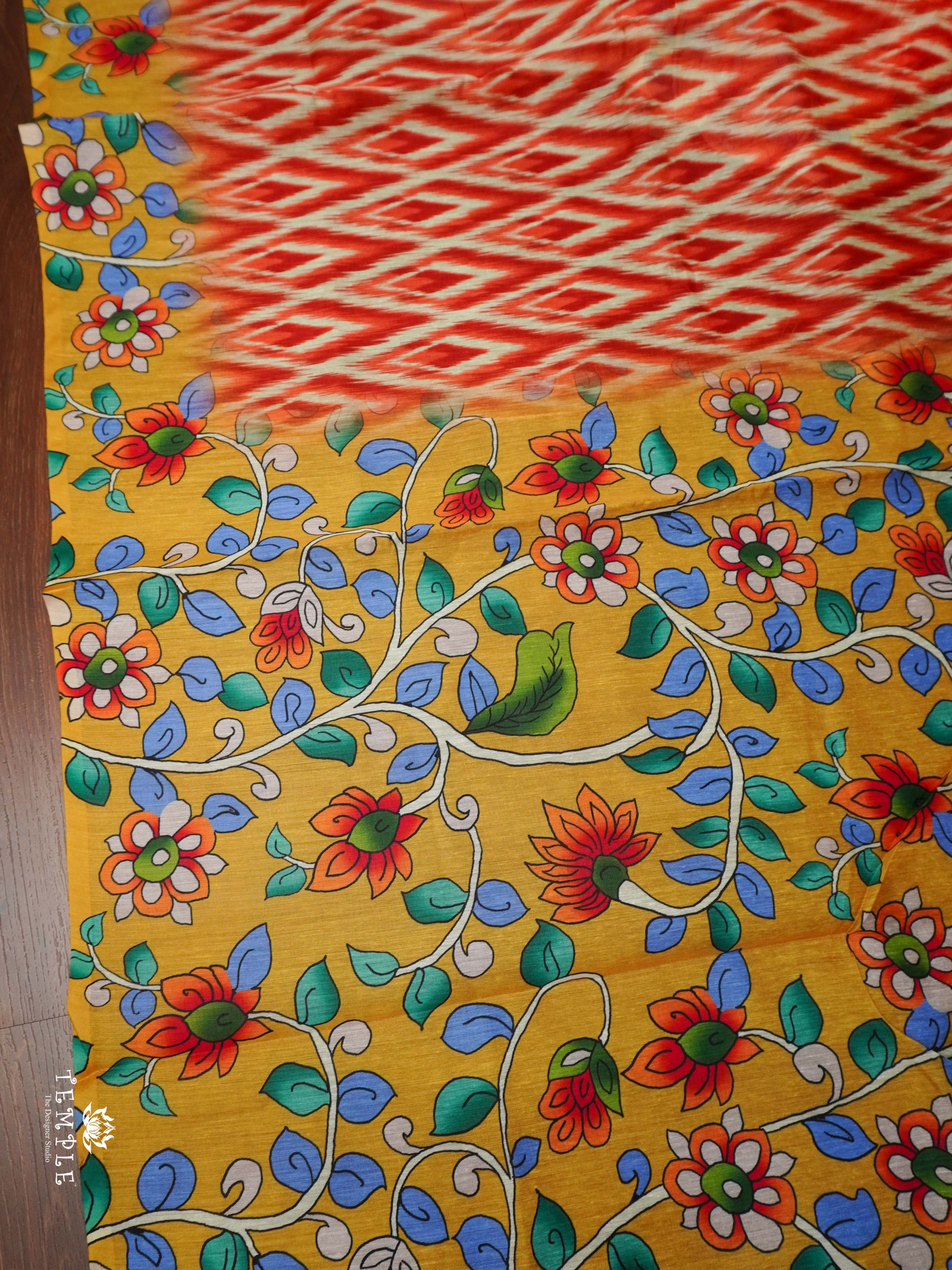 Varnika Printed Chanderi Cotton Saree | TTDS2098