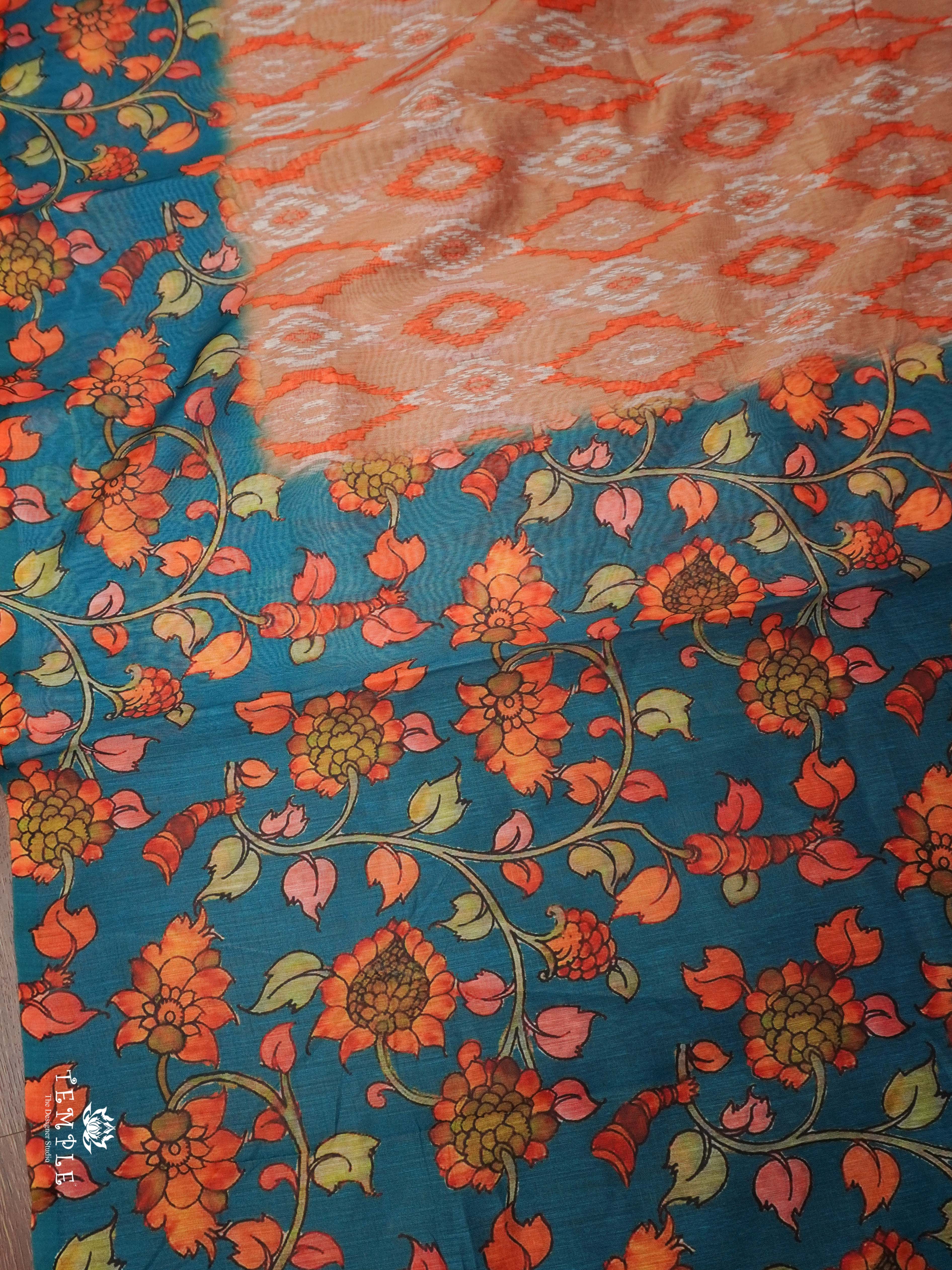 Varnika Printed Chanderi Cotton Saree | TTDS2098